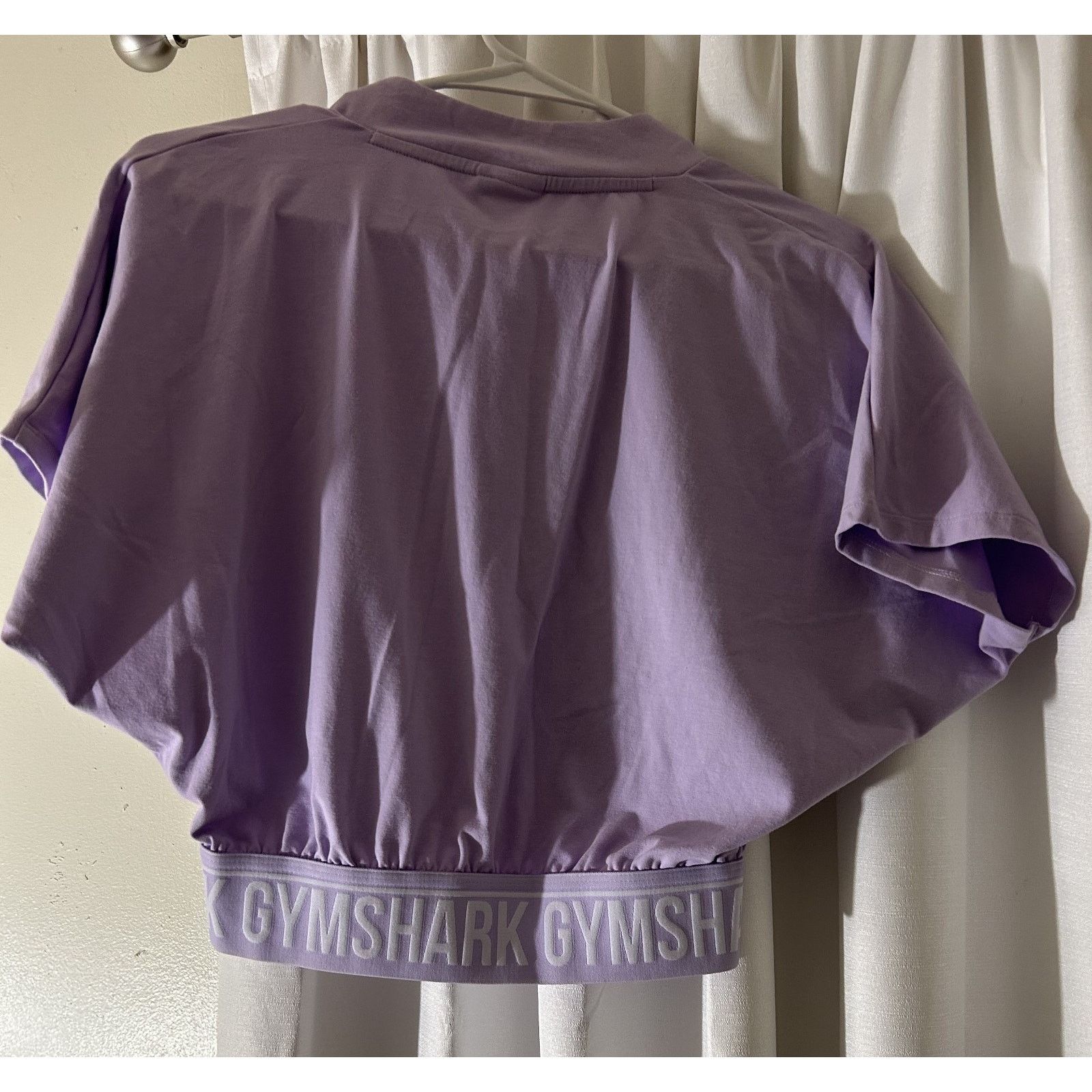 Gymshark Women's AW Gymshark Recess Crop Zip Size Small-Lilac Purple Size 27" / US 4 / IT 40 - 4 Thumbnail