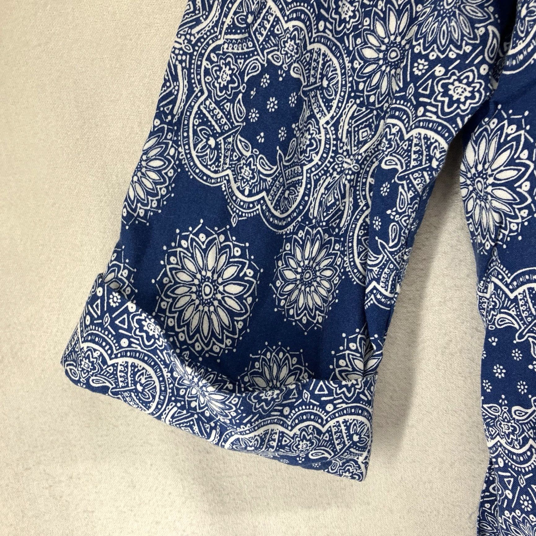 Faded Glory Vintage Women's Rayon Shift Dress Small Bohemian Floral 90s Festival Holiday Spring Summer Size S / US 4 / IT 40 - 7 Thumbnail
