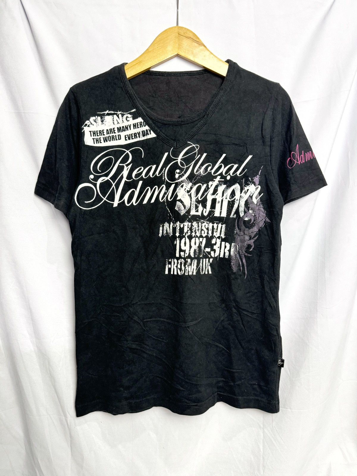 Yasuyuki Ishii Tribal Archived Japanese Poem tees Size US M / EU 48-50 / 2 - 3 Thumbnail
