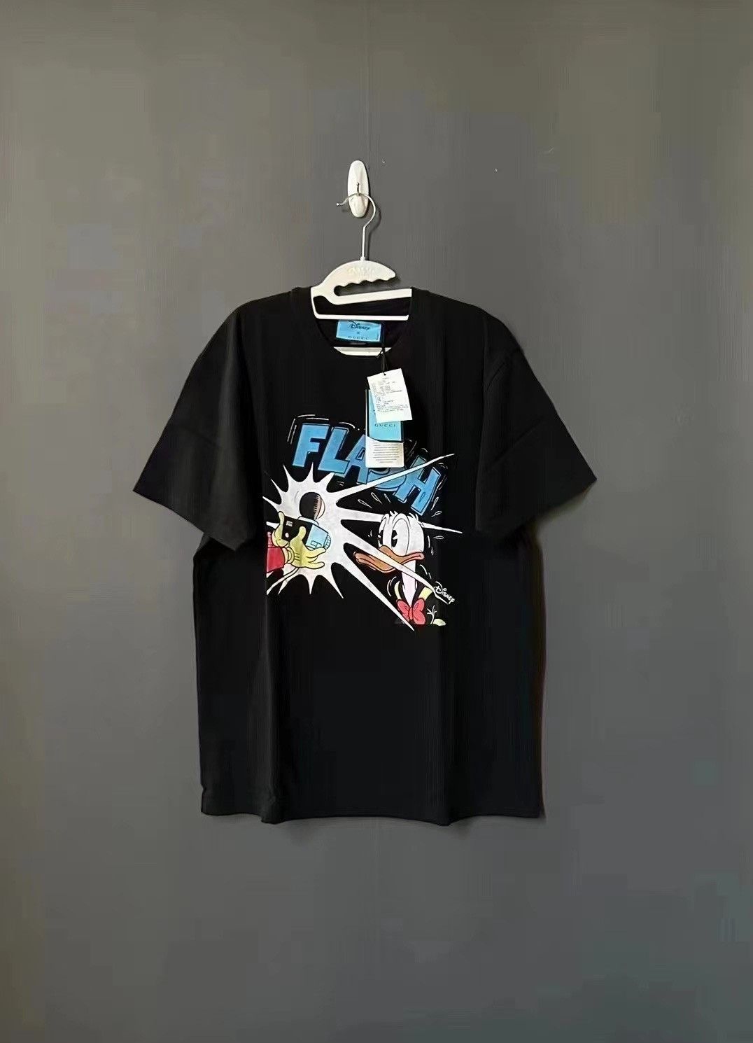 Gucci Gucci Black Donald Duck short sleeves 2501-Nextarrow Size US XS / EU 42 / 0 - 1 Thumbnail