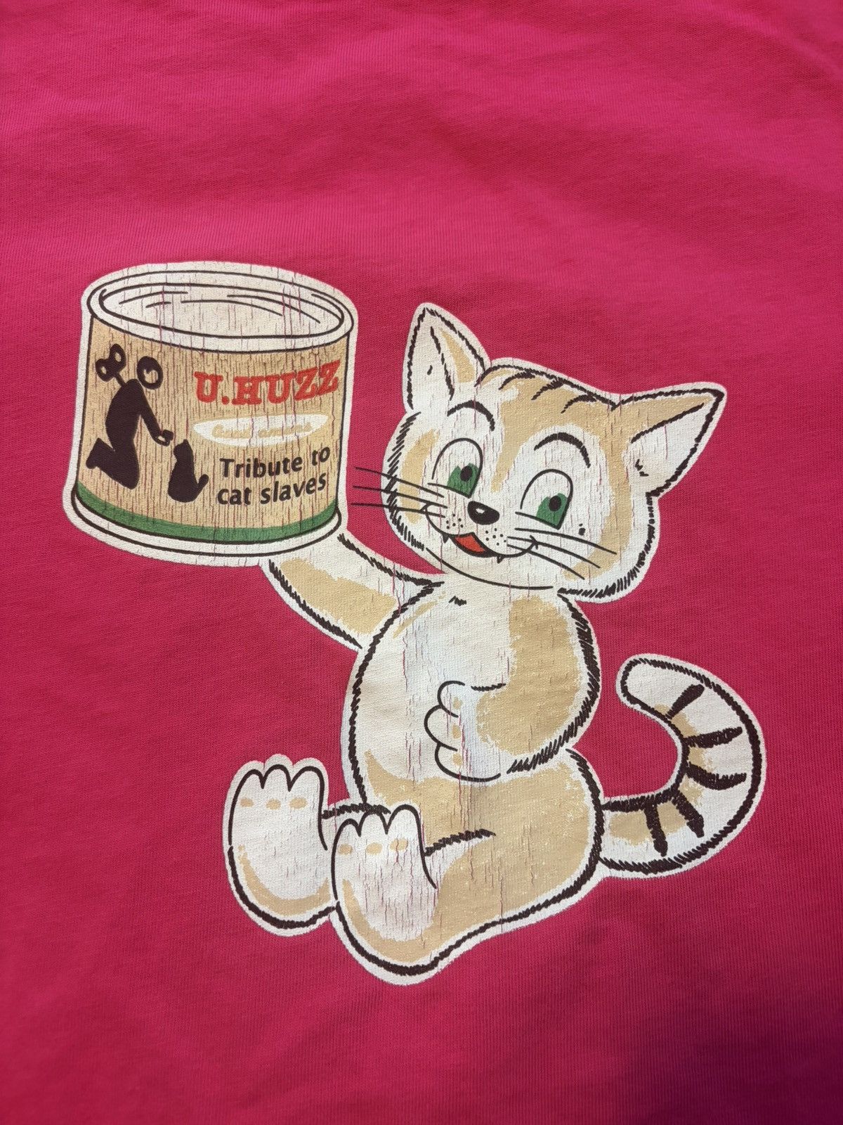 Other UHUZZ Bright Pink Cat Graphic Tee Size US L / EU 52-54 / 3 - 2 Thumbnail