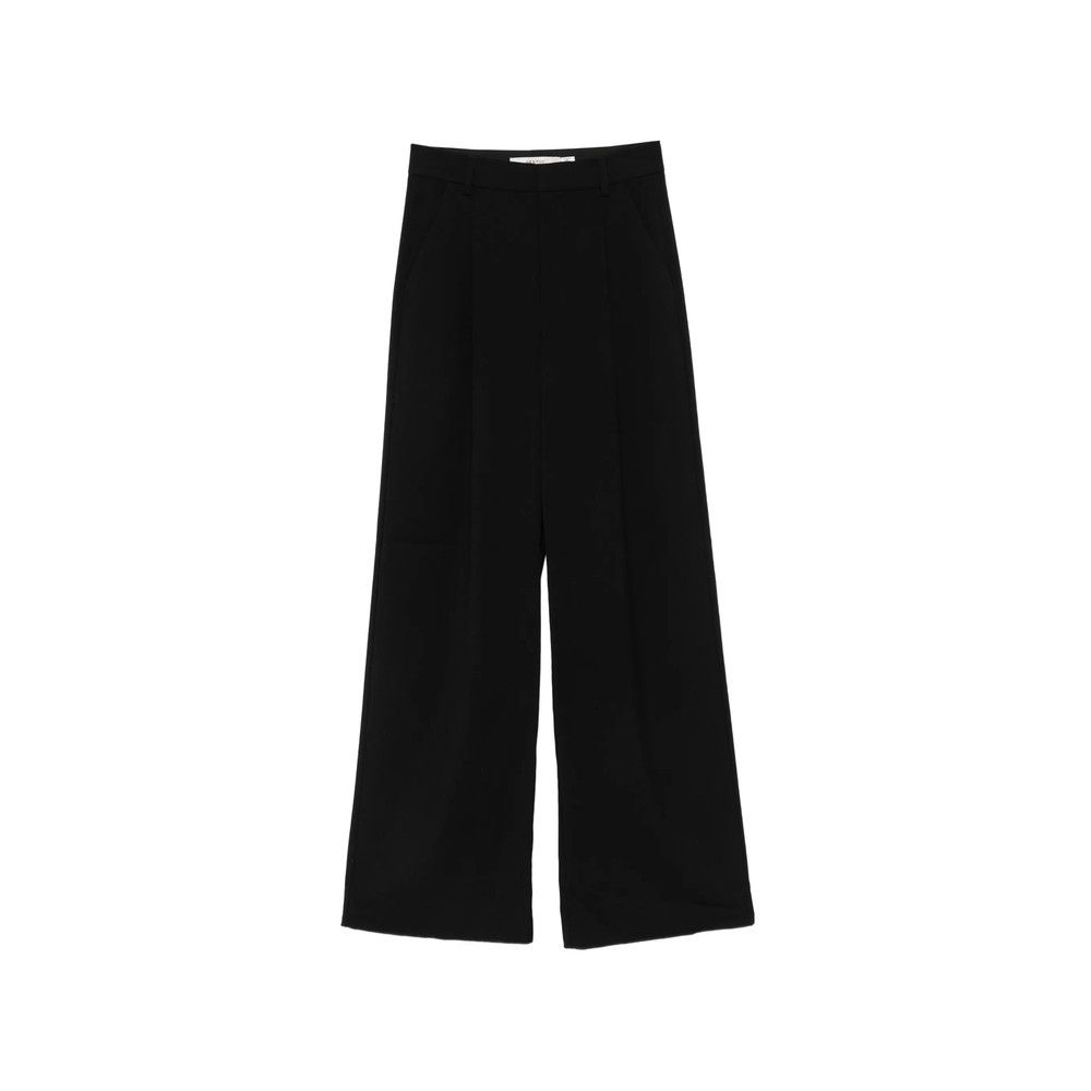 Gestuz Gestuz BLACK Trousers - High-Waisted Trousers Size 26" / US 2 / IT 38 - 1 Thumbnail