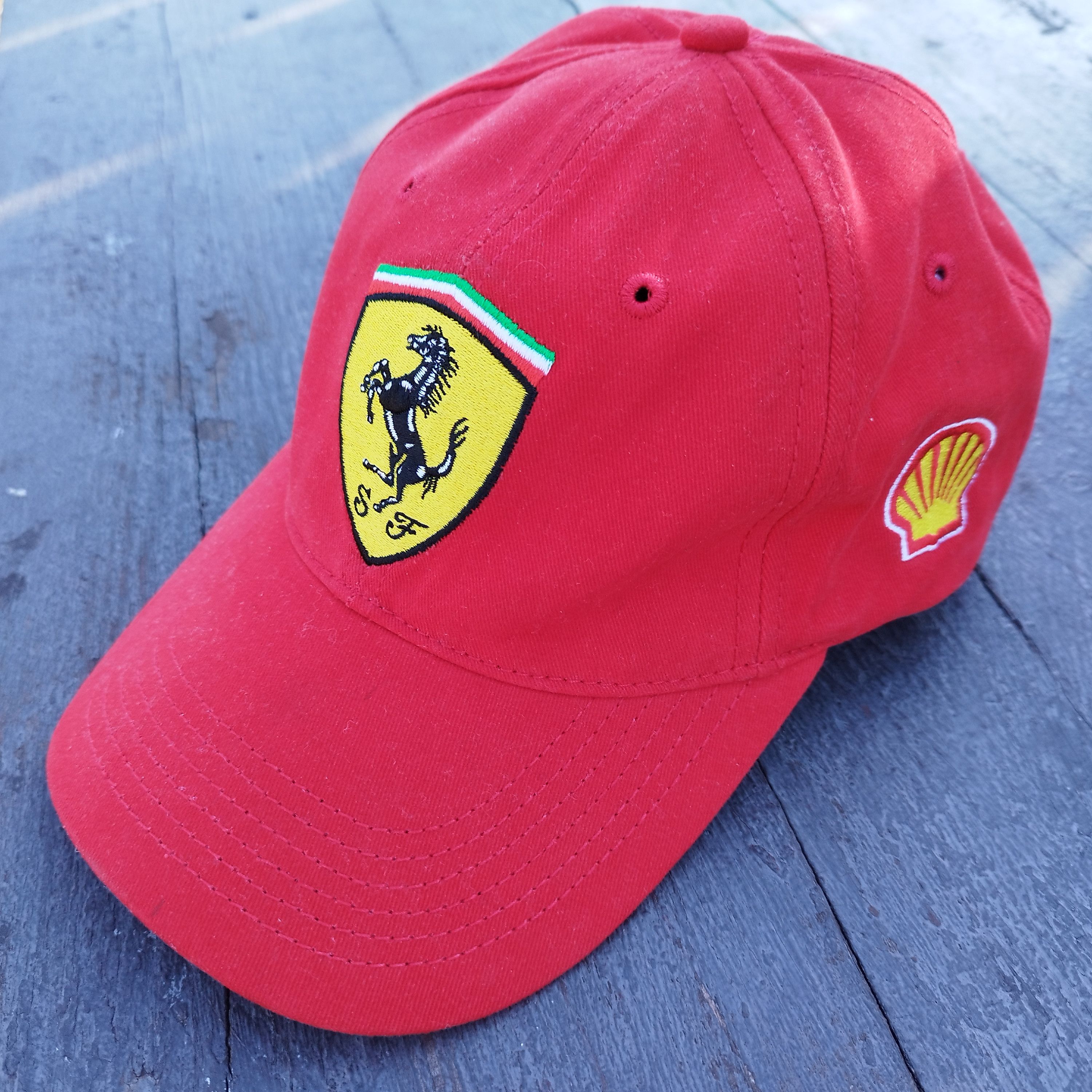 Ferrari Vintage Ferrari F1 Team Racing Cap - Rosso Corsa Red Size ONE SIZE - 1 Thumbnail