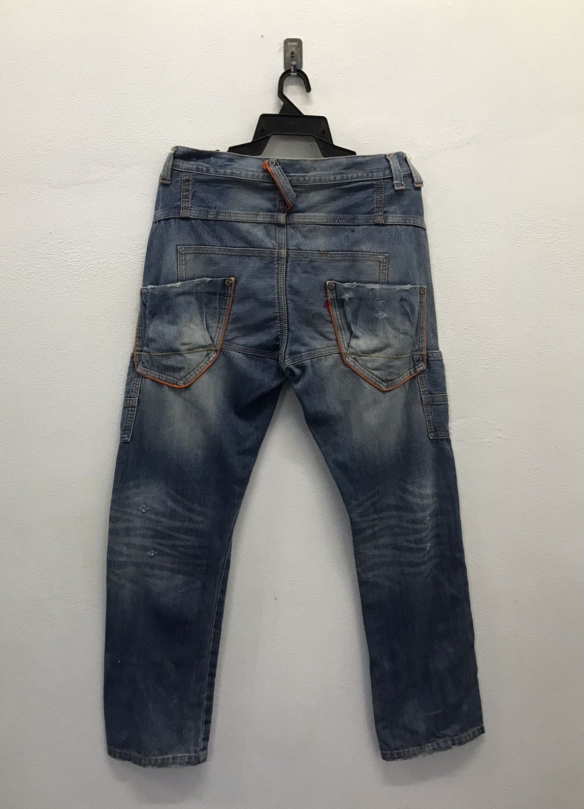 If Six Was Nine Vintage Genoese Tante Cose Buone Atutti Denim Pants Size US 32 / EU 48 - 2 Thumbnail