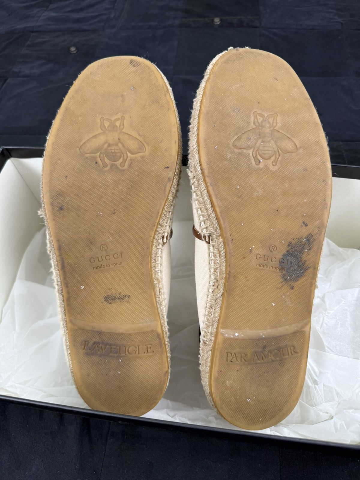 Gucci Logo Print Espadrille Size US 8 / EU 41 - 3 Thumbnail