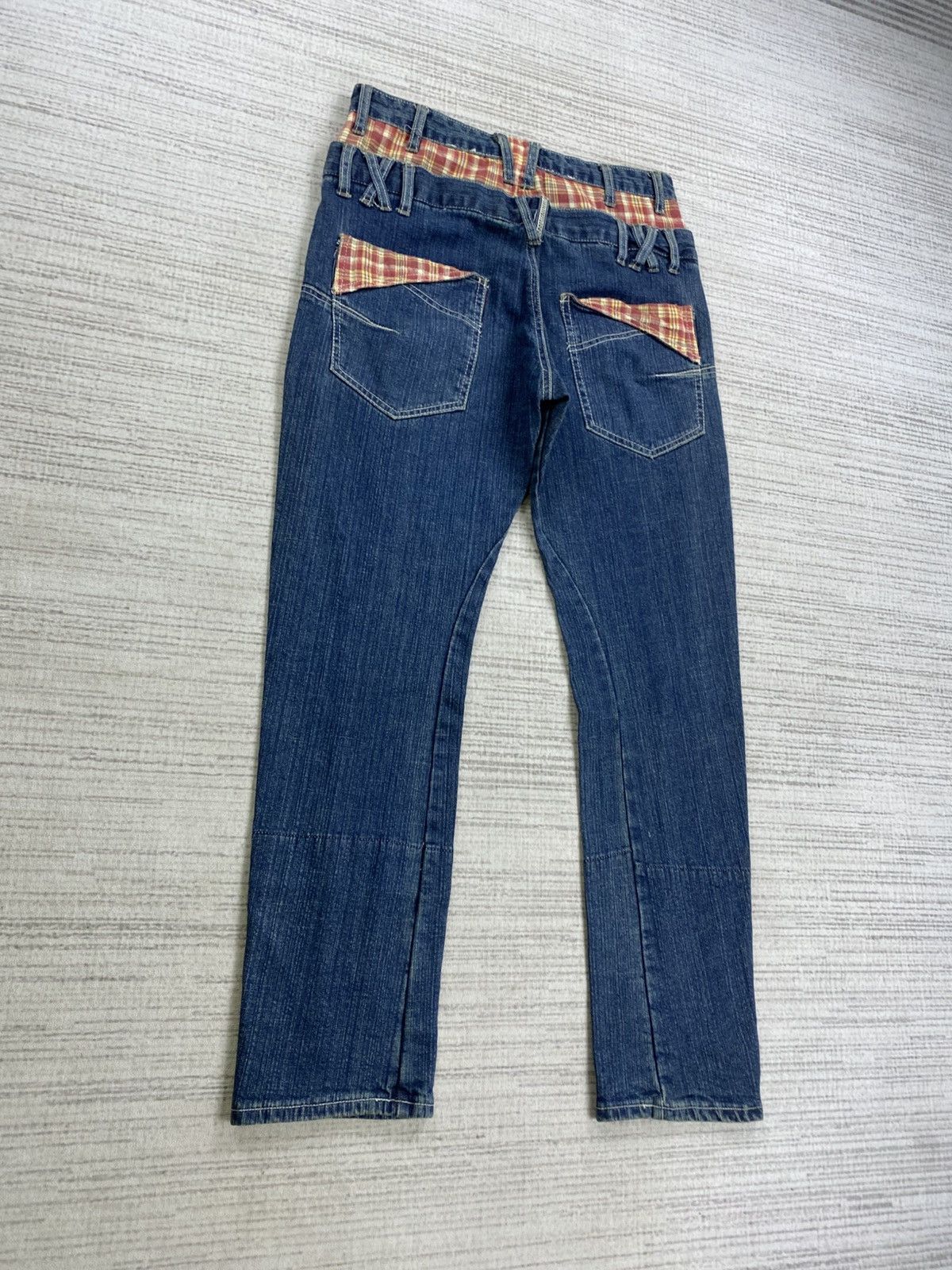 Hysteric Glamour Vintage B-S Hysteric Style Double Waist Denim Jeans Size US 30 / EU 46 - 11 Thumbnail