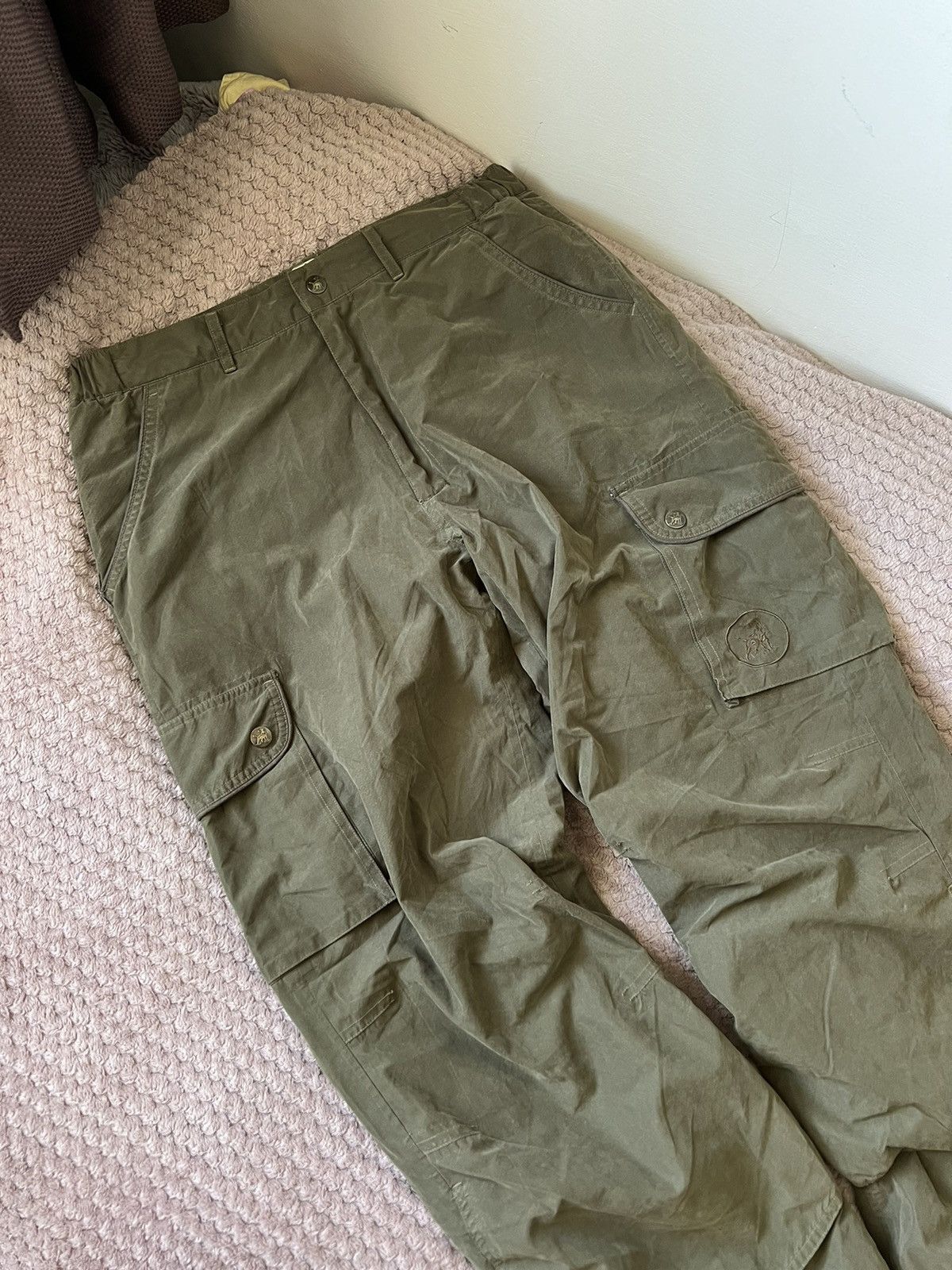 Japanese Brand × Vintage Vintage outdoor japan style nylon cargo pants if 6 was 9 Size US 31 - 2 Thumbnail