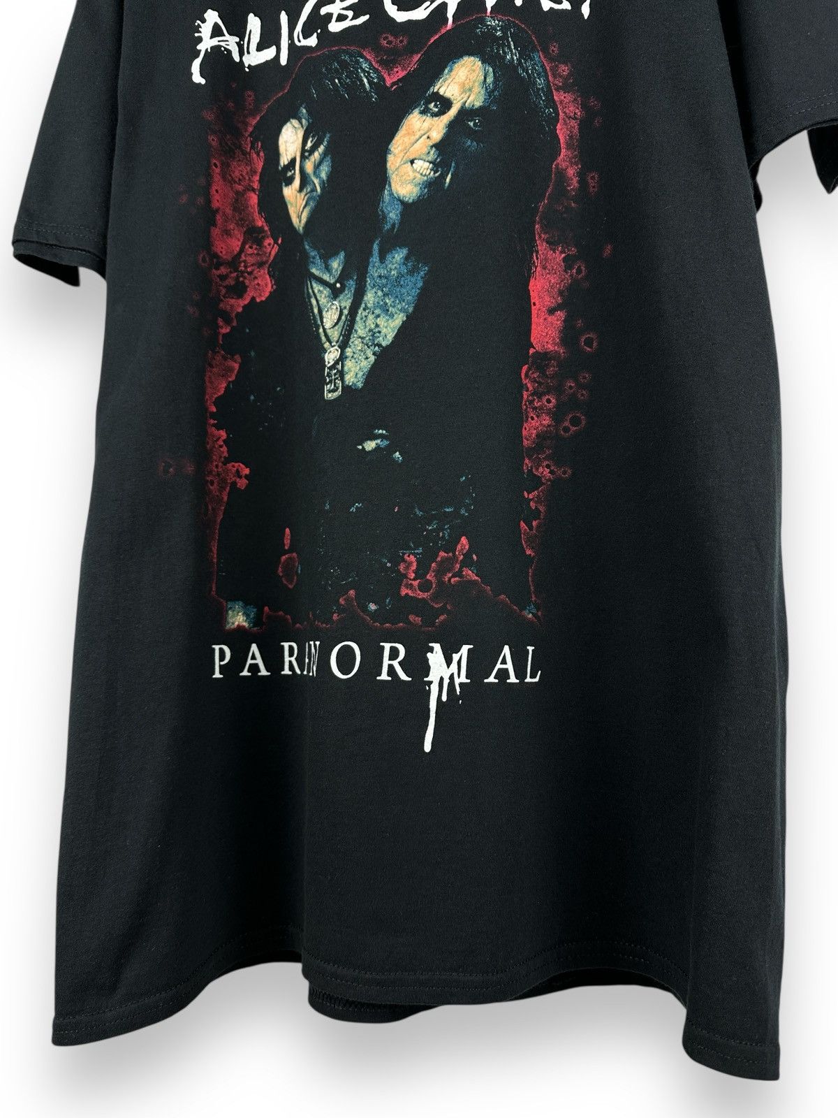 Band Tees × Vintage Vintage Alice Cooper “Paranormal” Graphic Print T-Shirt Size US L / EU 52-54 / 3 - 4 Thumbnail