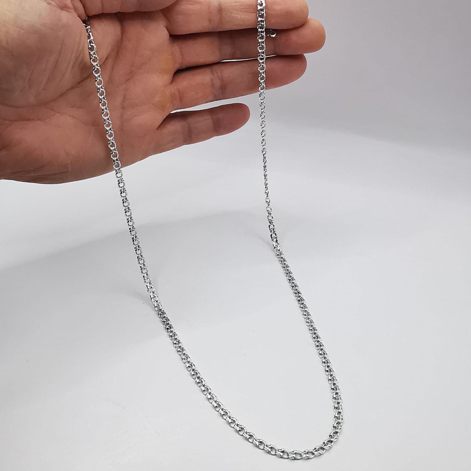 Sterling Silver Vintage Jewelry Chain,925 Sterling Silver,Signed 15,31g Size ONE SIZE - 2 Thumbnail