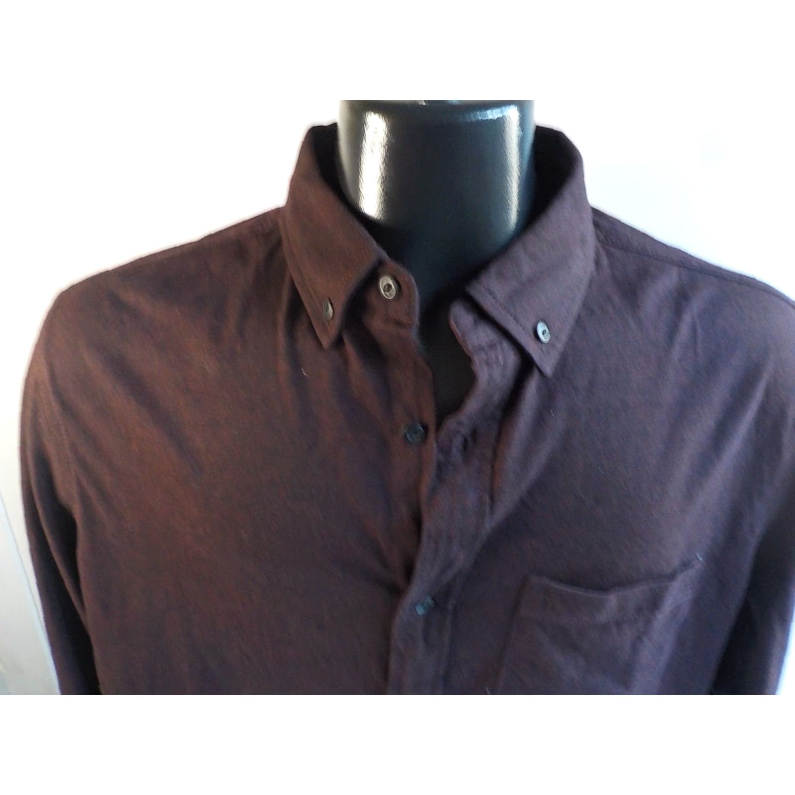 Vintage ROCK & REPUBLIC LS Ultra Comfort Stretch Button Down Shirt XL Cabernet/Black Cotton Blend NWT Men’s Button-Up Cotton Blend Shirt Size US XL / EU 56 / 4 - 2 Thumbnail