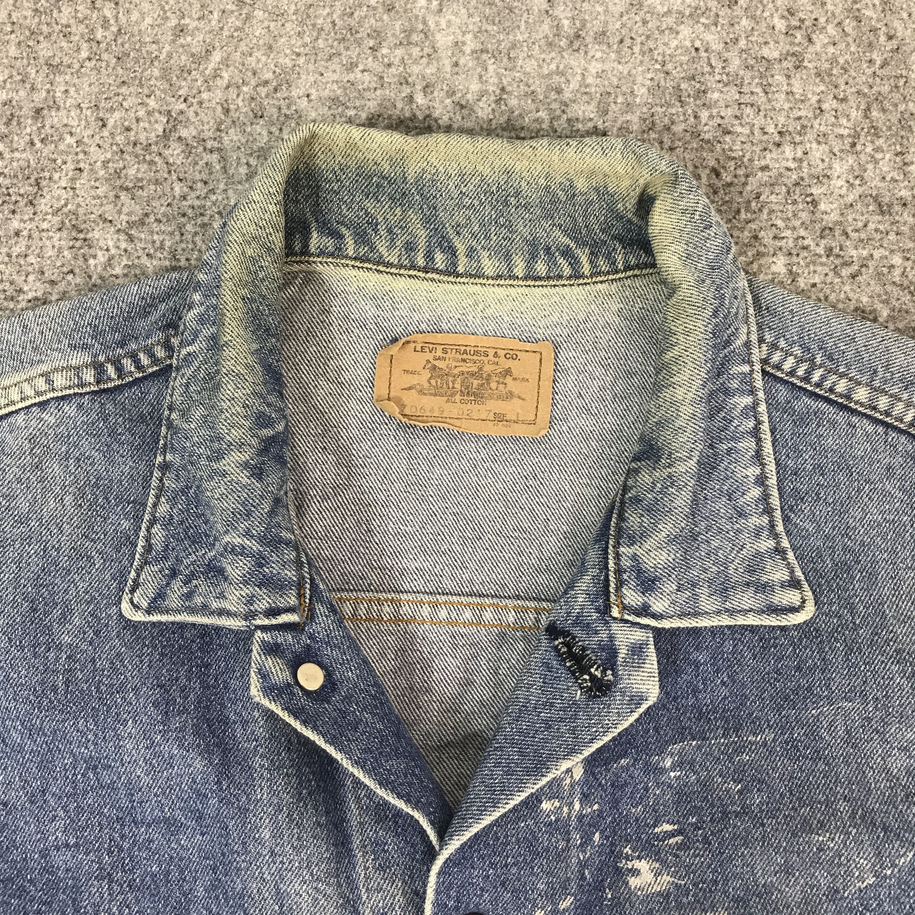 Levi's Vintage Levis strauss tracker denim oreng tag jacket K63B6 Size US L / EU 52-54 / 3 - 7 Thumbnail
