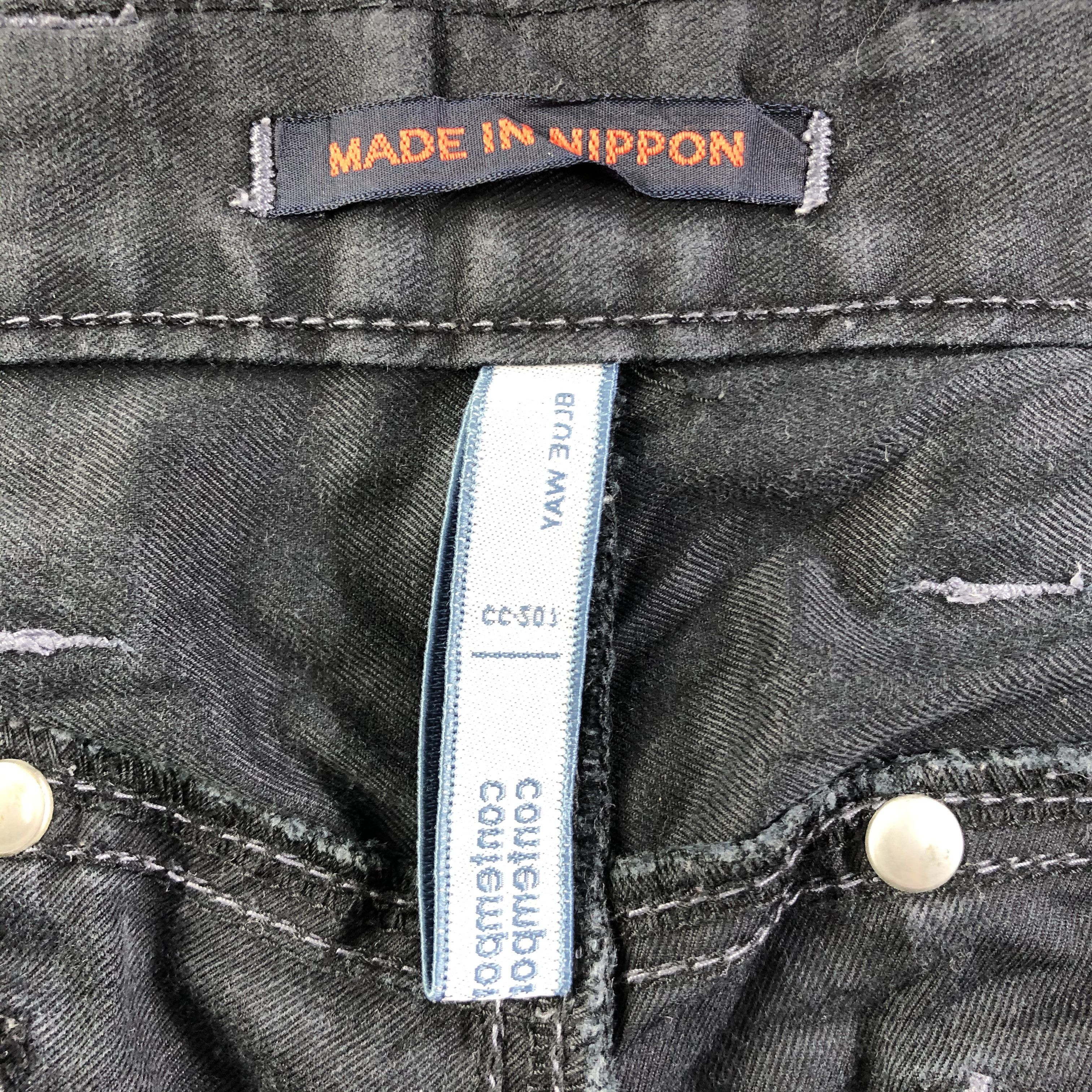 Japanese Brand Blue Way Seditionaries Zipper Pocket Pants KJ1789 Size US 28 / EU 44 - 6 Thumbnail