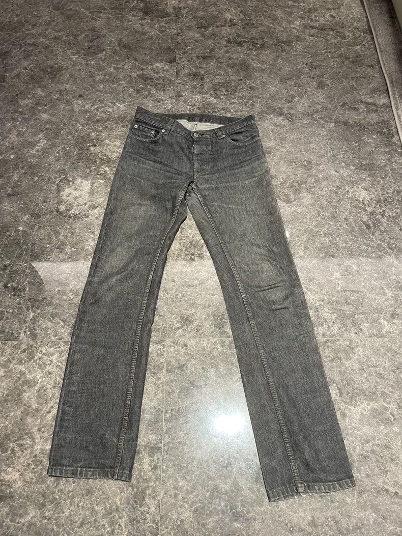 Helmut Lang HELMUT LANG size31 Dark grey straight jeans Size US 31 - 1 Thumbnail