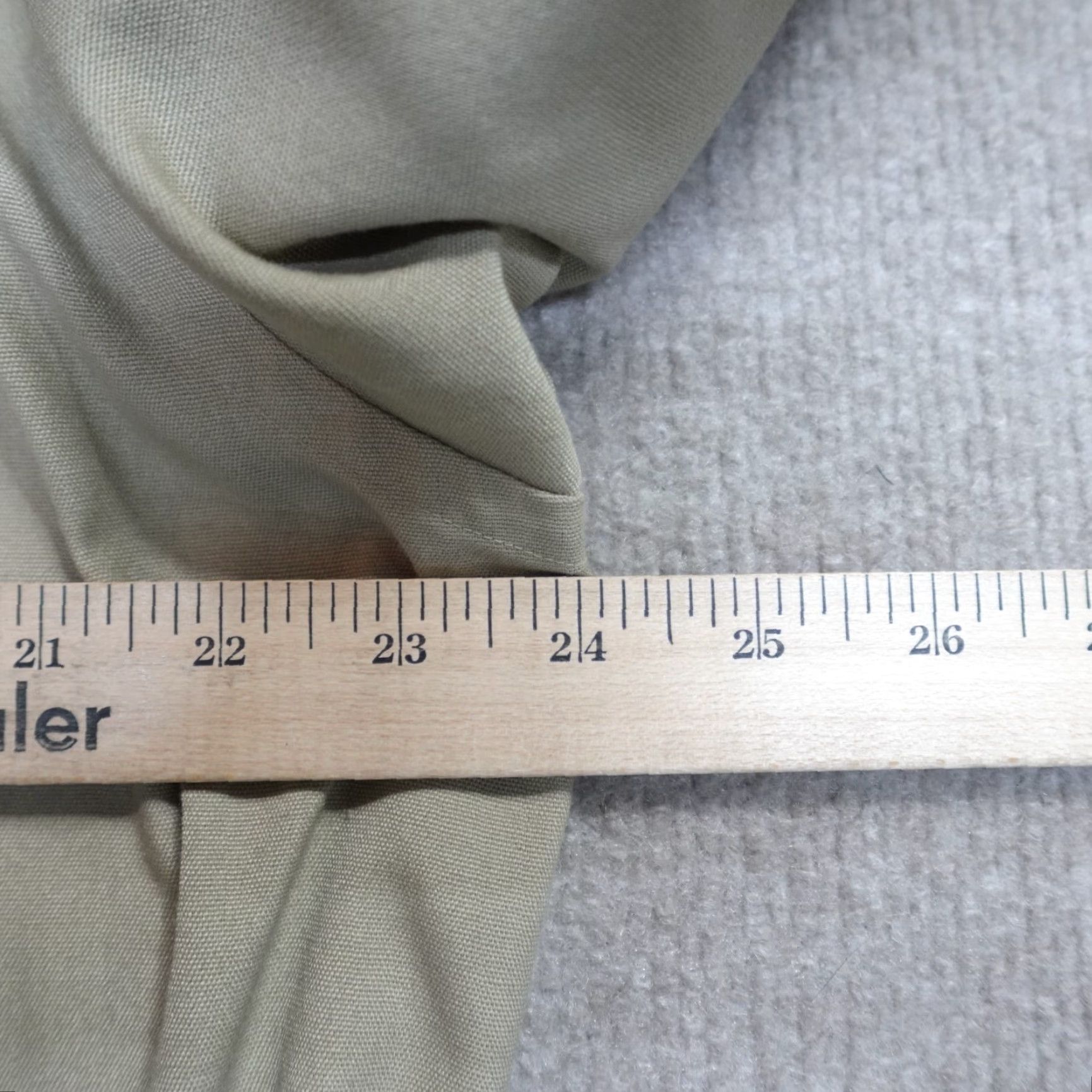 Vintage VINTAGE Sergeant Major Shirt Large Beige USMC WW2 Button-Up Collared Long Sleeve Mens L Size US L / EU 52-54 / 3 - 6 Thumbnail