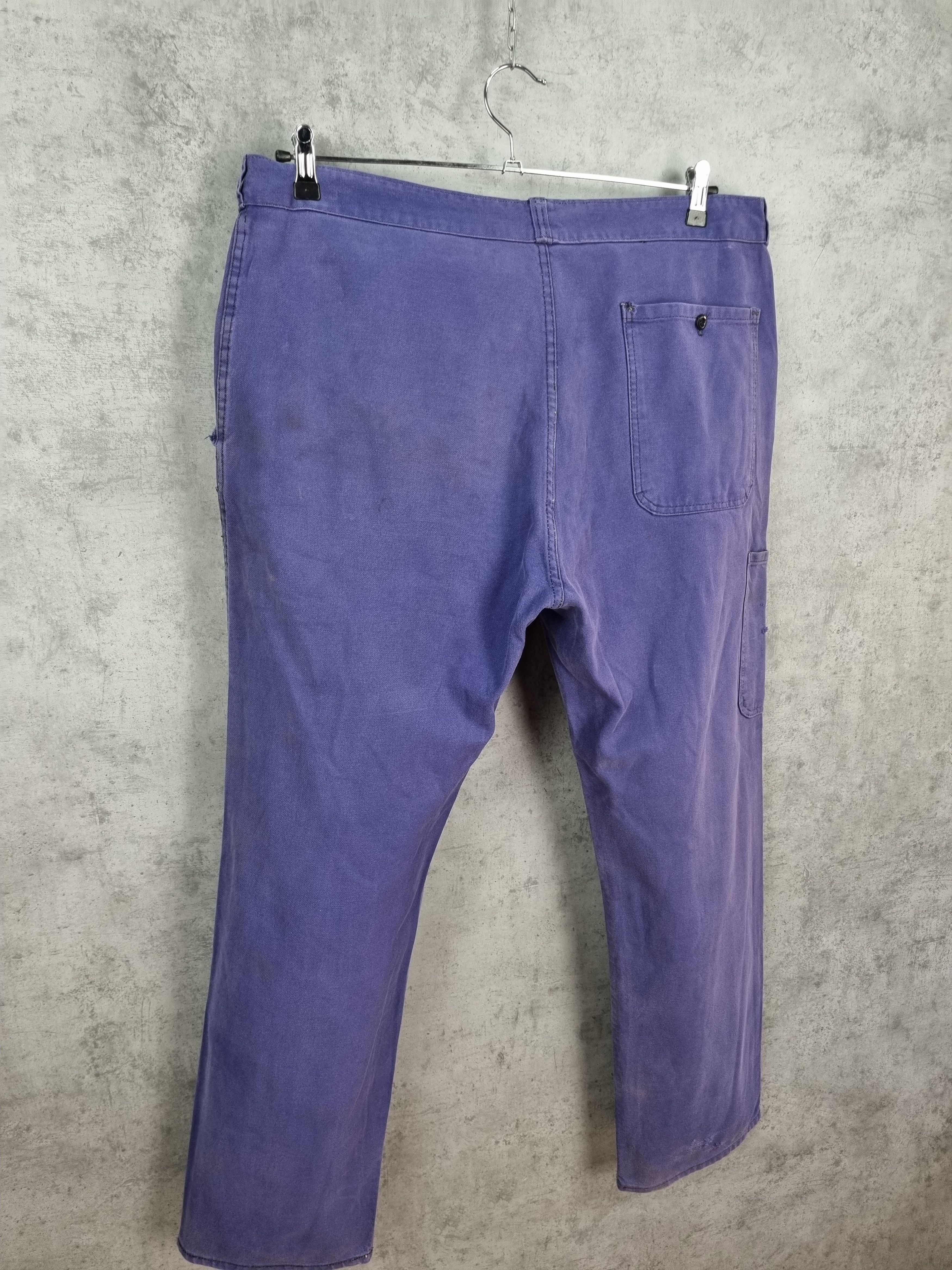 Le Laboureur 80s French Chore Vintage Worker Pants Size US 36 / EU 52 - 11 Thumbnail