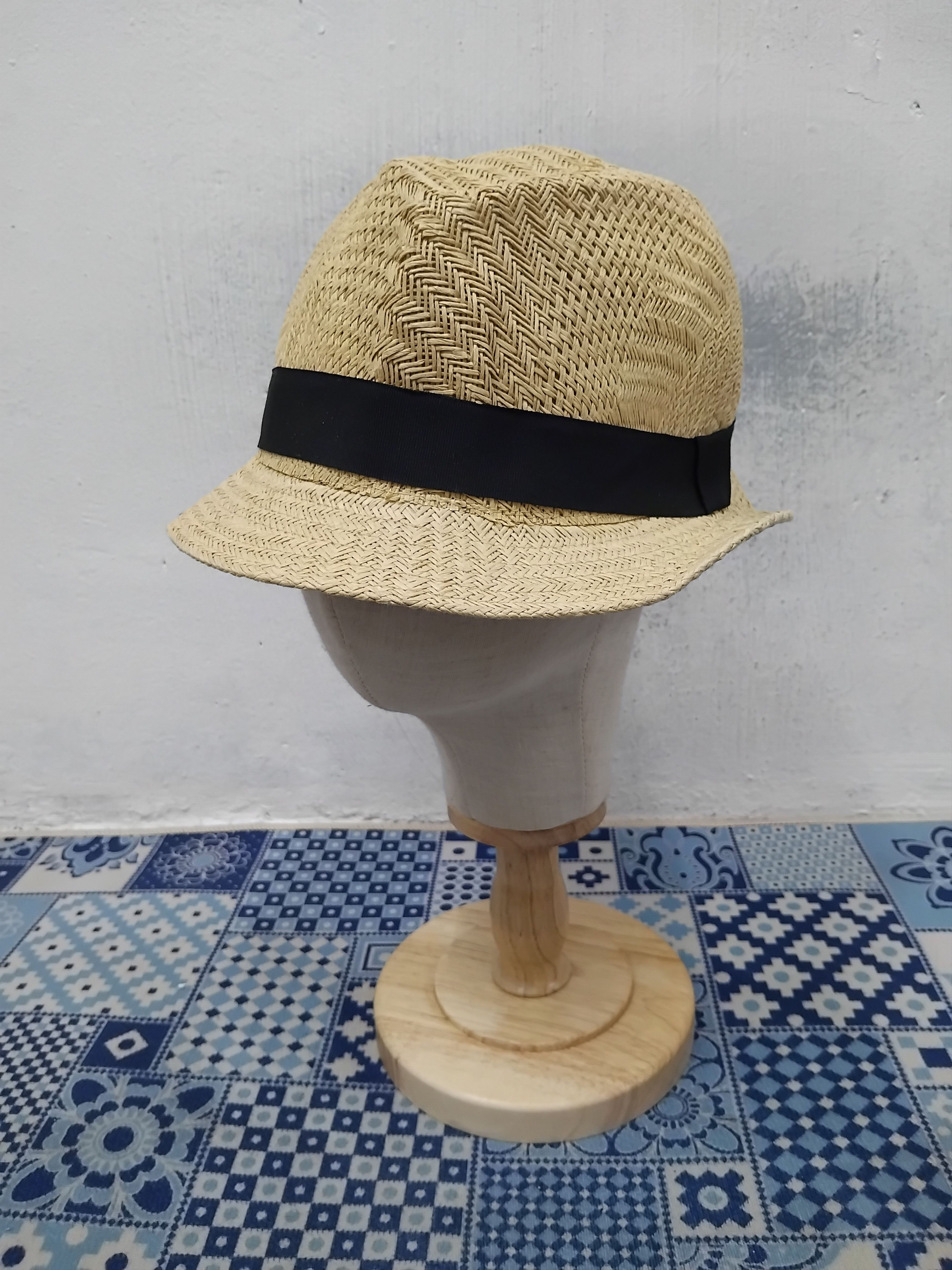 Japanese Brand 💥Basiquenti brand fedora hat Size ONE SIZE - 4 Thumbnail