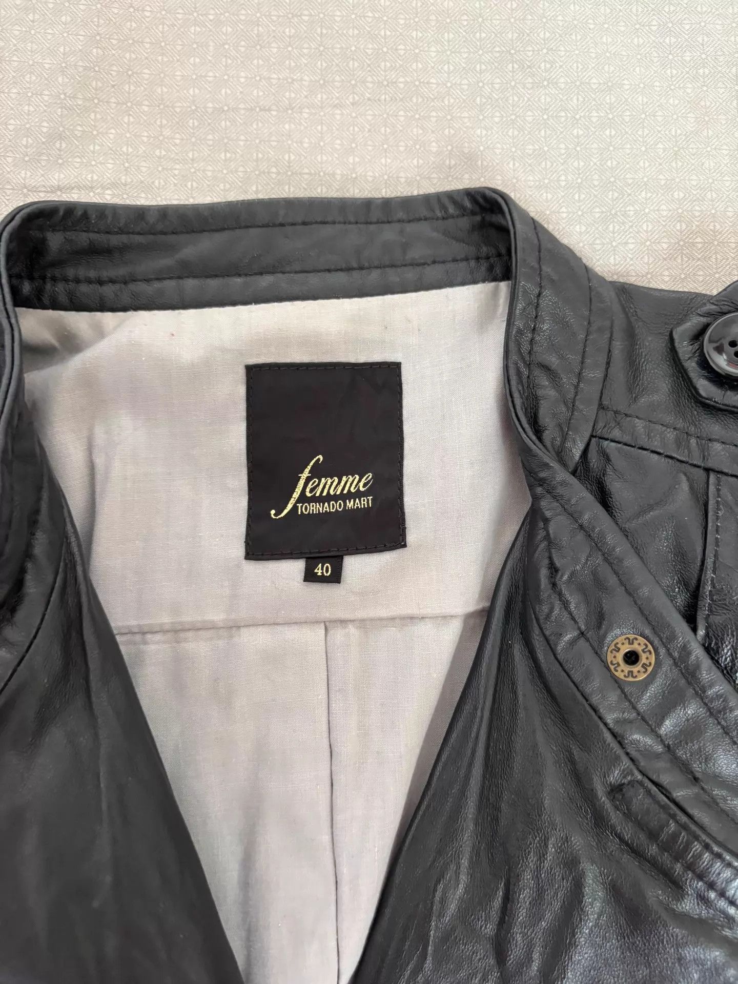 Tornado Mart Tornado Mart vintage leather jacket short fitted multi-zip Size S / US 4 / IT 40 - 5 Thumbnail