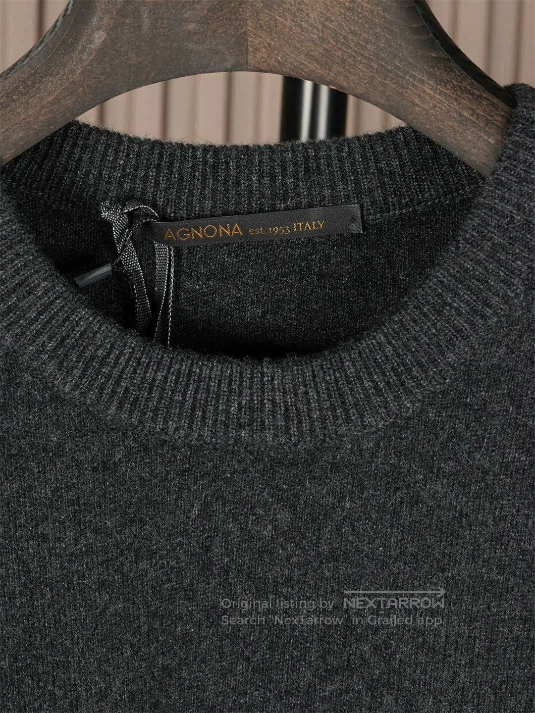 Agnona Agnona Men's Dark Gray Cashmere Set. Size US 34 / EU 50 - 5 Thumbnail
