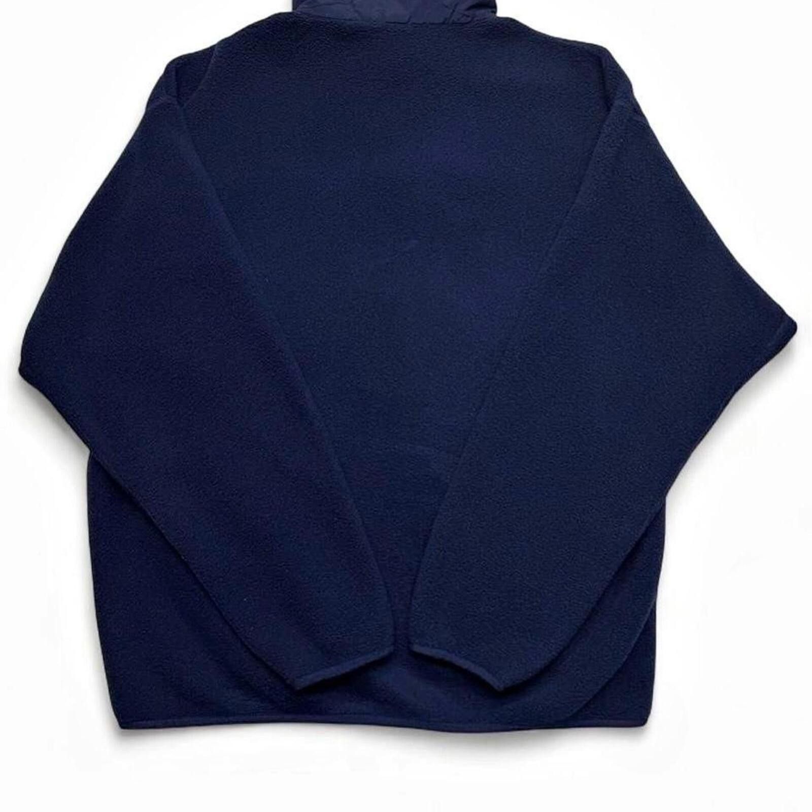 Patagonia VTG 90s Patagonia Synchilla navy blue fleece jacket full zip Size US XL / EU 56 / 4 - 2 Thumbnail