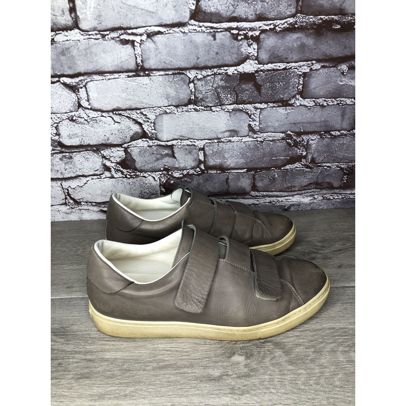 Other L'idea by Lori Gray Leather Comfort Strap Sneakers Shoes Wom Size US 10.5 / IT 40.5 - 4 Thumbnail
