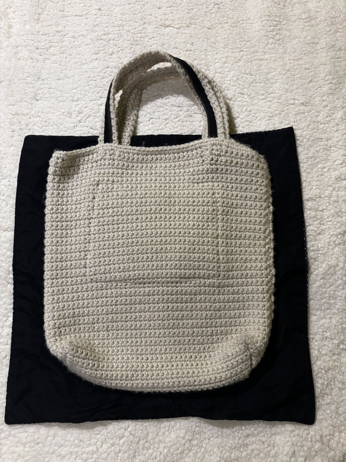 Other Cream colored crochet bag1919 Size ONE SIZE - 7 Thumbnail