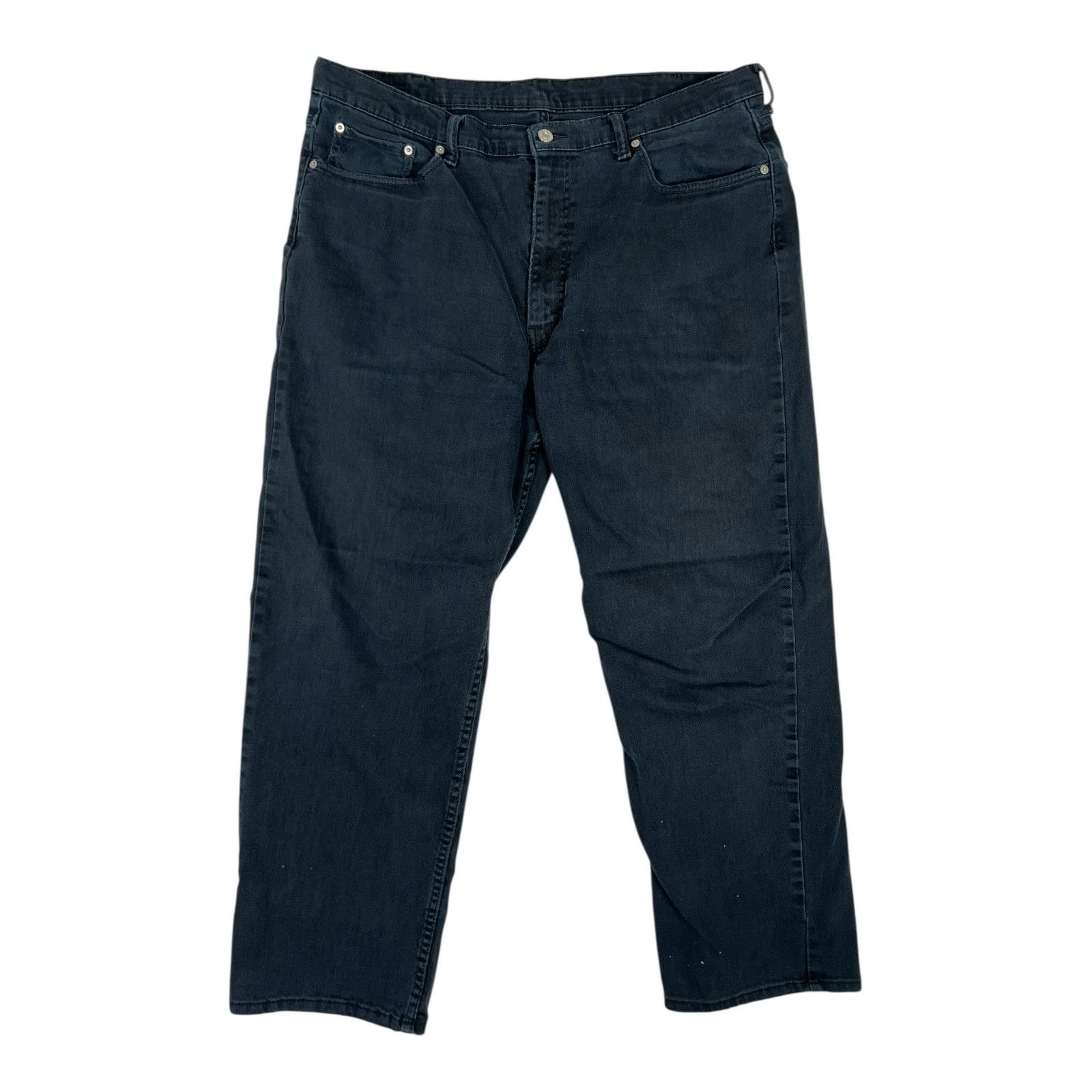 Levi's Levi’s 550 Black Denim Jeans Size 40x30 Faded Stained Grunge Size US 40 / EU 56 - 1 Thumbnail