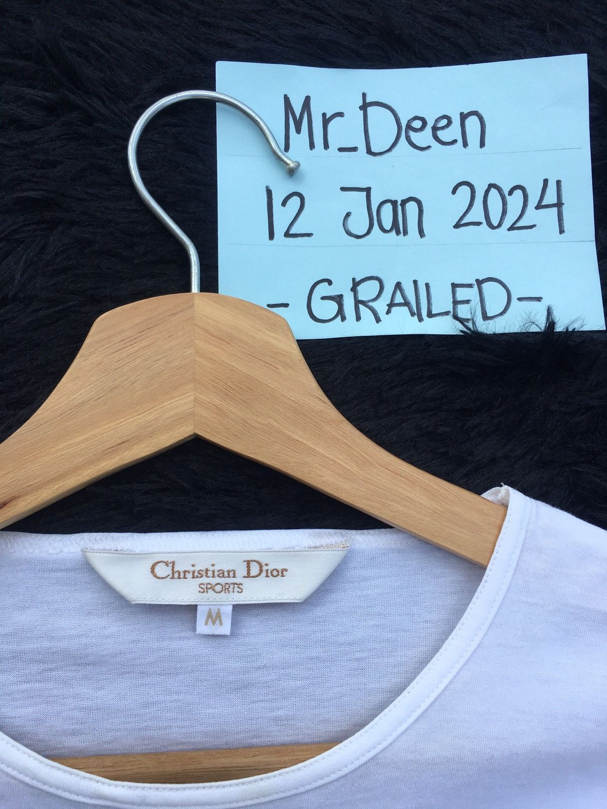 Christian Dior Monsieur Rare Vintage Christian Dior Spellout Tshirt Size M / US 6-8 / IT 42-44 - 9 Thumbnail