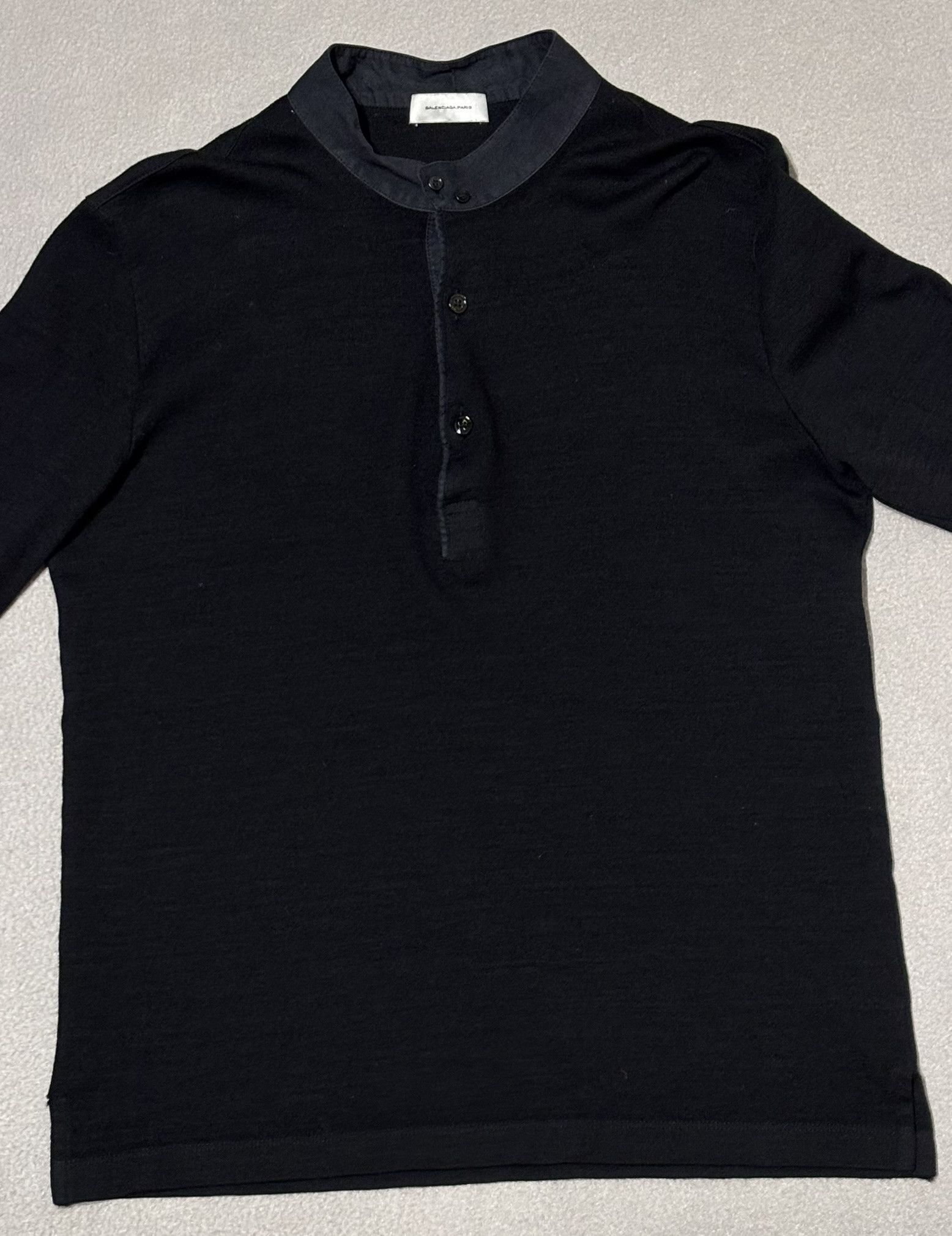 Balenciaga Balenciaga Wool Silk Black Sweater Buttons Large Size L / US 10 / IT 46 - 5 Thumbnail