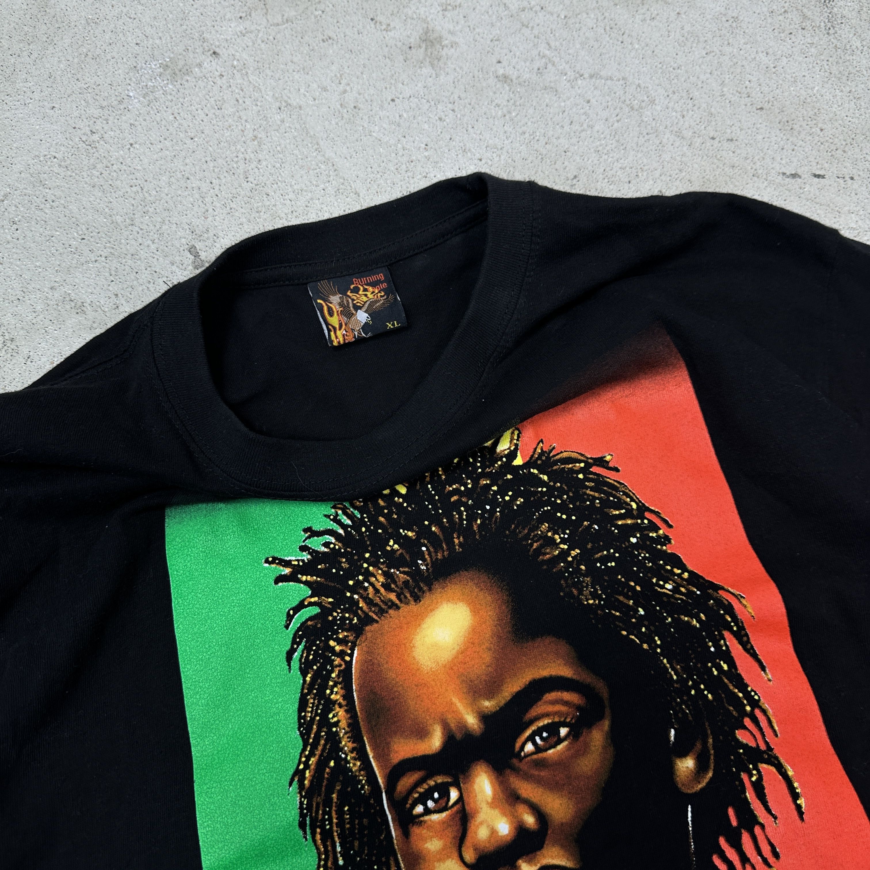 Vintage Vintage Reggae Rasta Stand Firm Printed Oversize T-shirt Y2K Size US XL / EU 56 / 4 - 3 Thumbnail