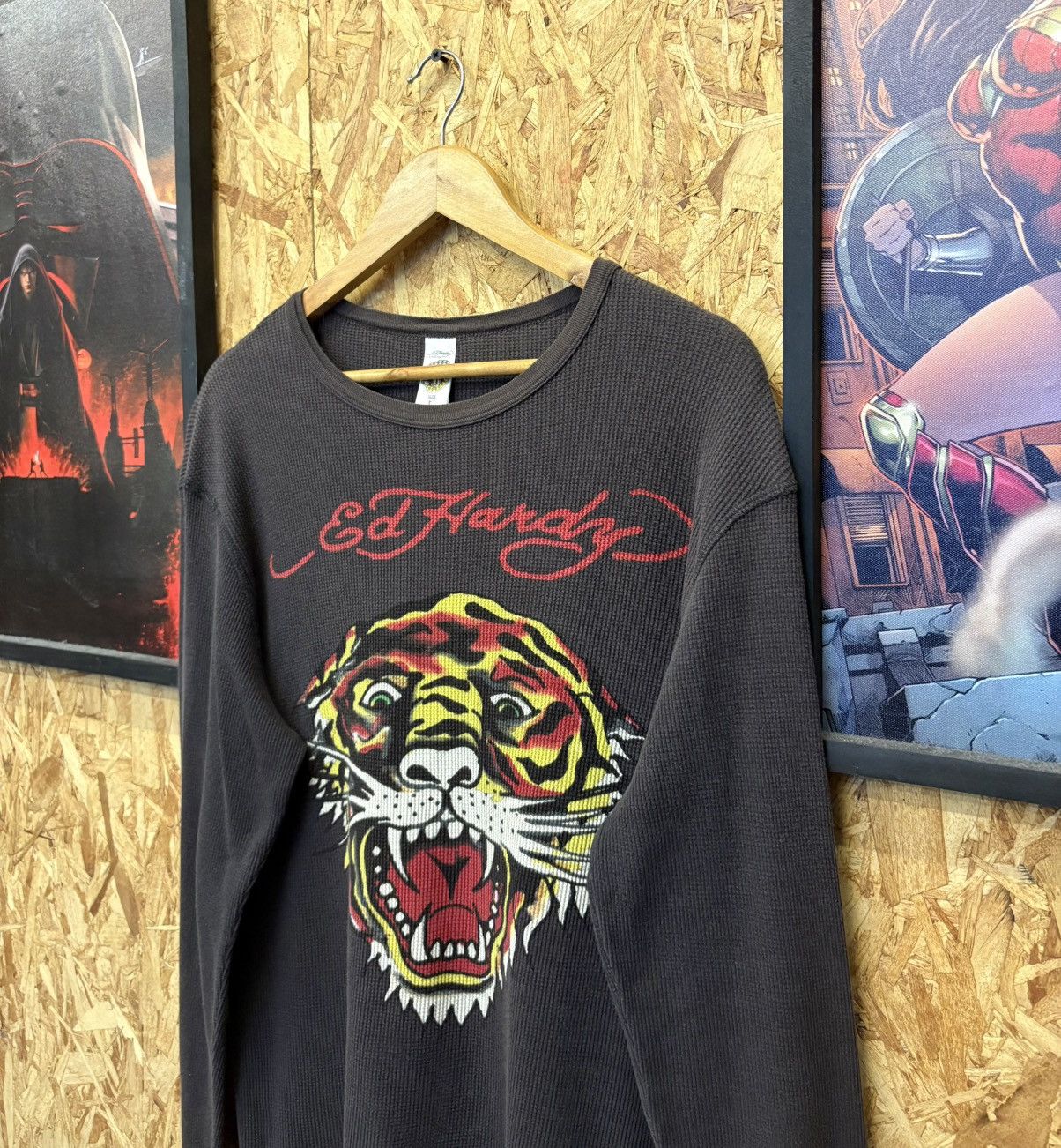 Christian Audigier Ed Hardy Thermal Longsleeve Shirt 🔥 Size US M / EU 48-50 / 2 - 1 Thumbnail