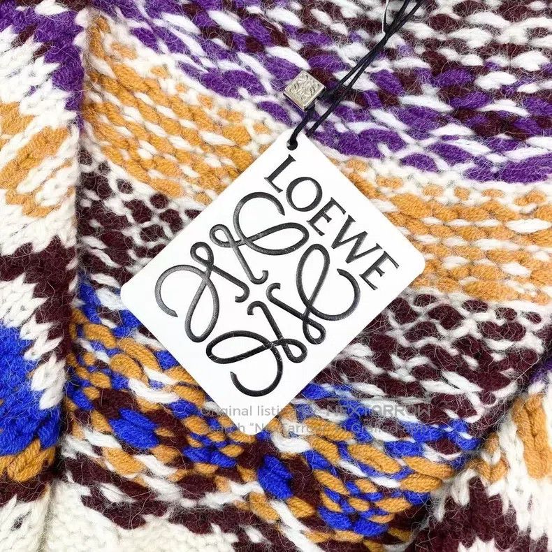 Loewe Loewe Letter wave V-neck cardigan Size M / US 6-8 / IT 42-44 - 5 Thumbnail