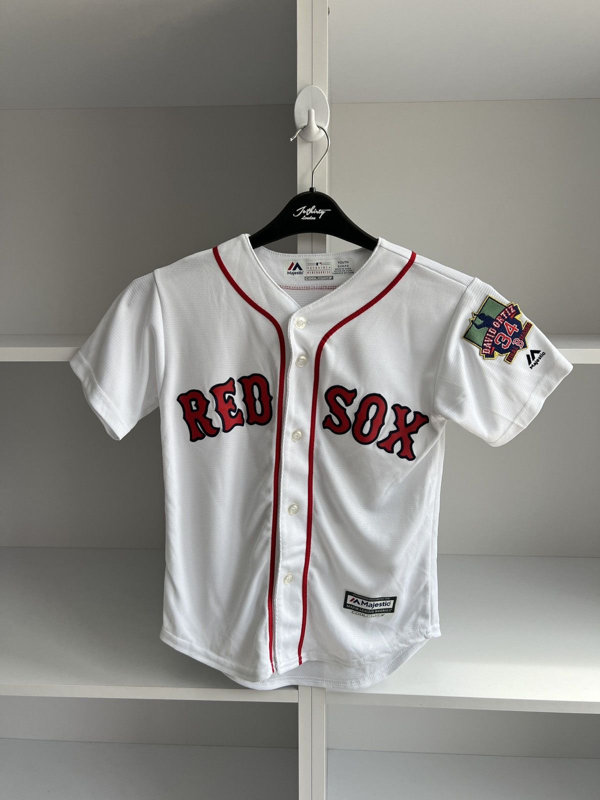 MLB × Vintage VINTAGE RED SOX ORTIZ 34 BASEBALL KIDS JERSEY Size US S / EU 44-46 / 1 - 5 Thumbnail