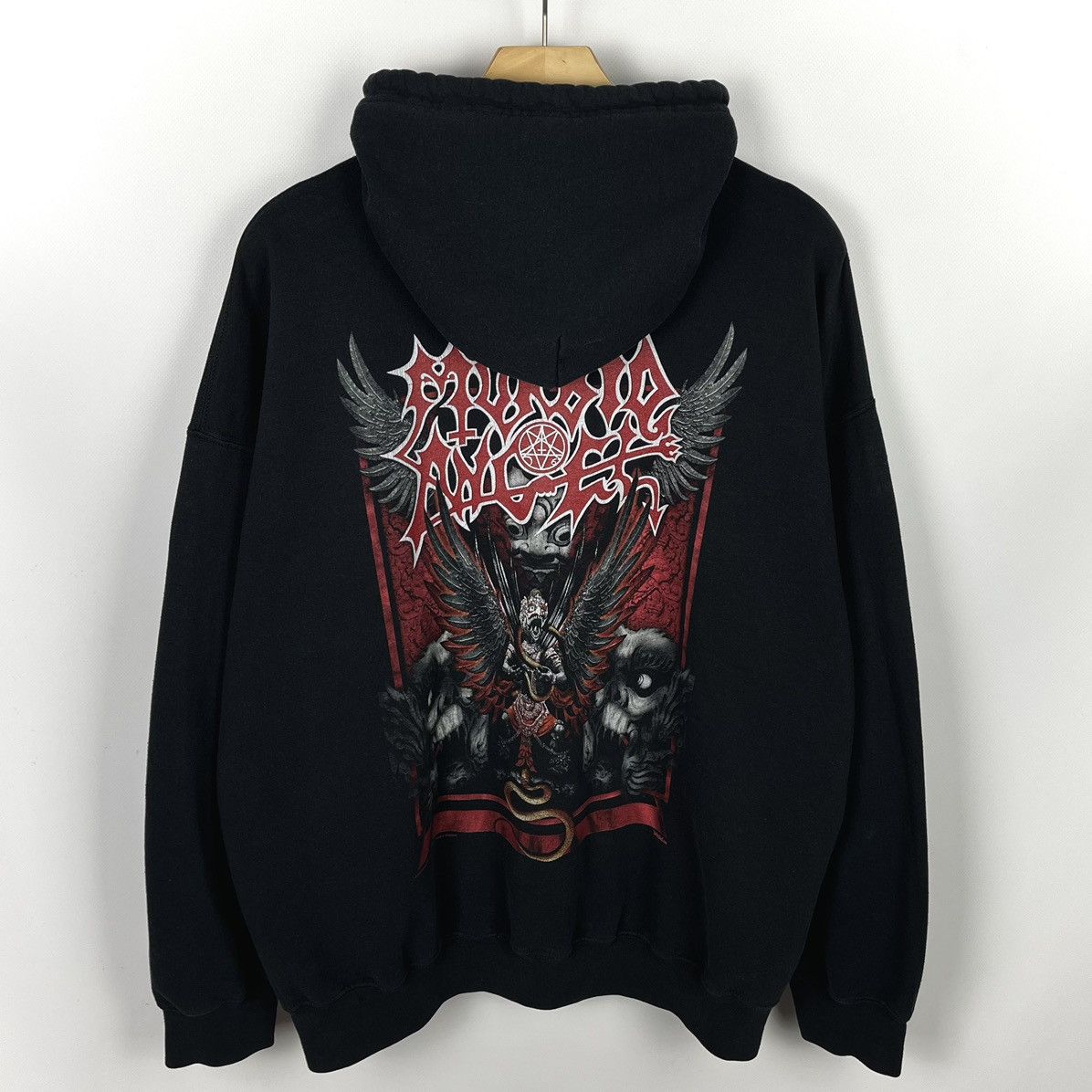 Band Tees Rare Morbid Angels Death Metal Rock Band Zip Hoodie 2003 Size US XL / EU 56 / 4 - 1 Thumbnail