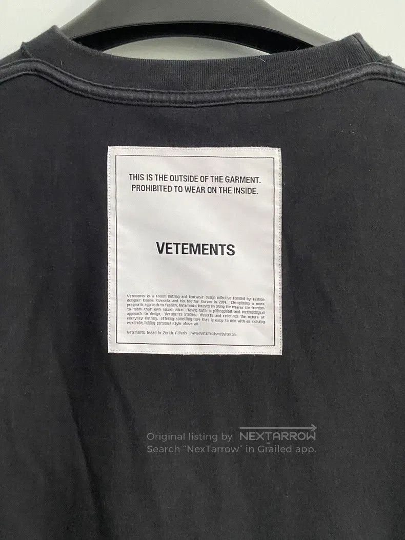 Other Vetements Patch Logo T-shirt with Thick Fabric and Reverse Size US M / EU 48-50 / 2 - 3 Thumbnail