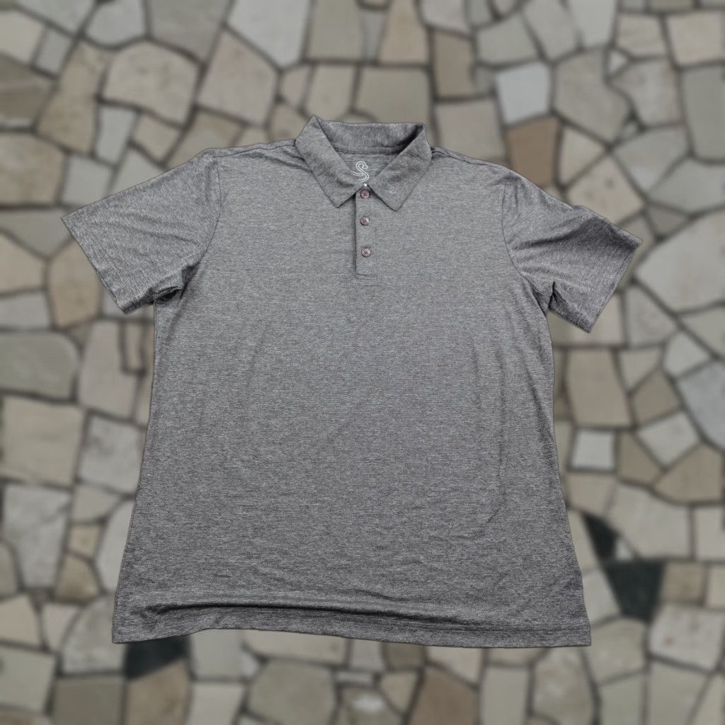 Vintage Swannies Polo Shirt Mens M Gray Spring Valley Golf Performance Golfer Flex Size US M / EU 48-50 / 2 - 1 Thumbnail