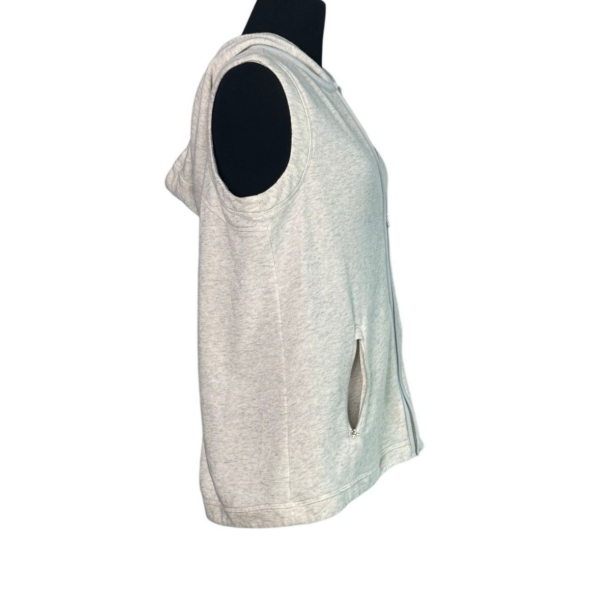 Athleta Athleta heather gray Blissful hoodie Terry Vest size small Size S / US 4 / IT 40 - 12 Thumbnail