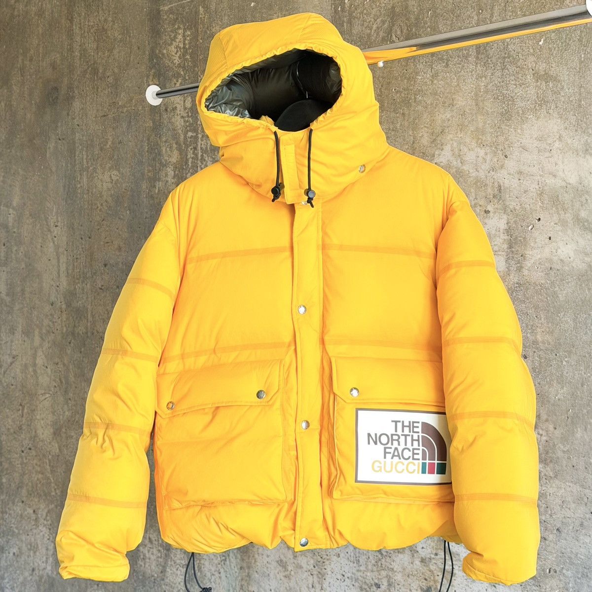 Gucci × The North Face Gucci x The North Face Yellow Puffer Down Jacket Size US M / EU 48-50 / 2 - 2 Thumbnail
