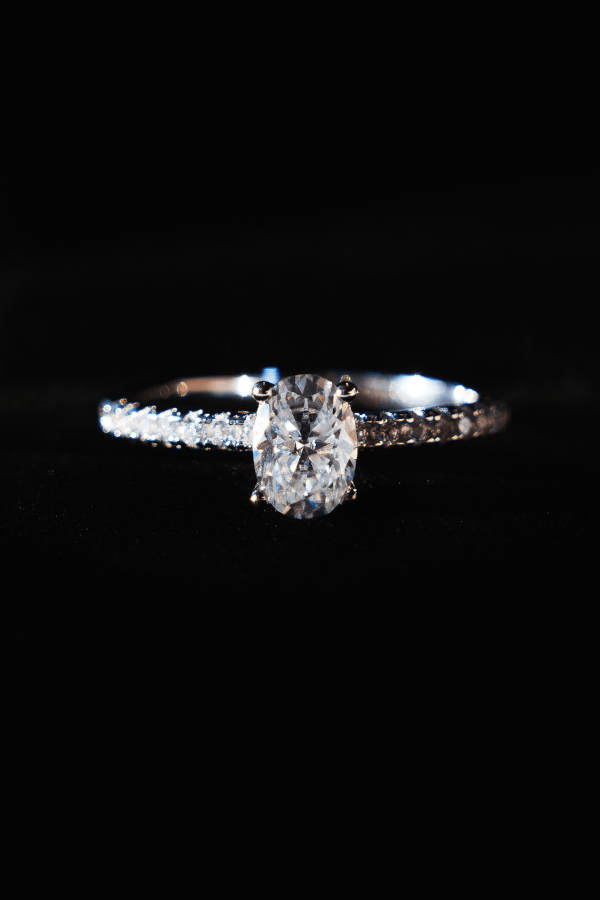 Other Moissanite Ring 925 Sterling Silver Classic Solitaire Size 6 Size ONE SIZE - 1 Thumbnail