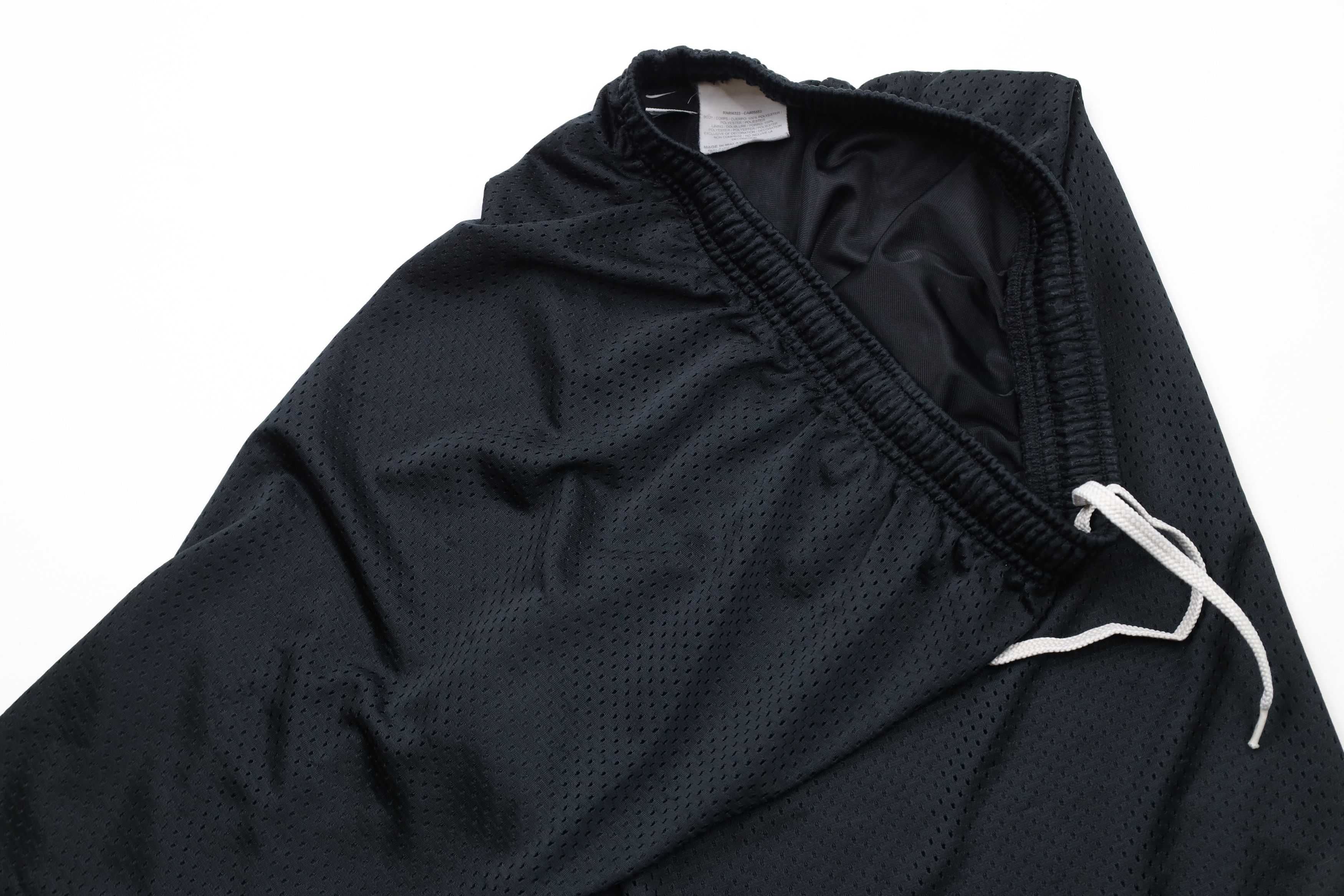Nike × Vintage Vintage Nike Scott Mini Swoosh Above Knee Mesh Shorts Black Size US 30 / EU 46 - 6 Thumbnail
