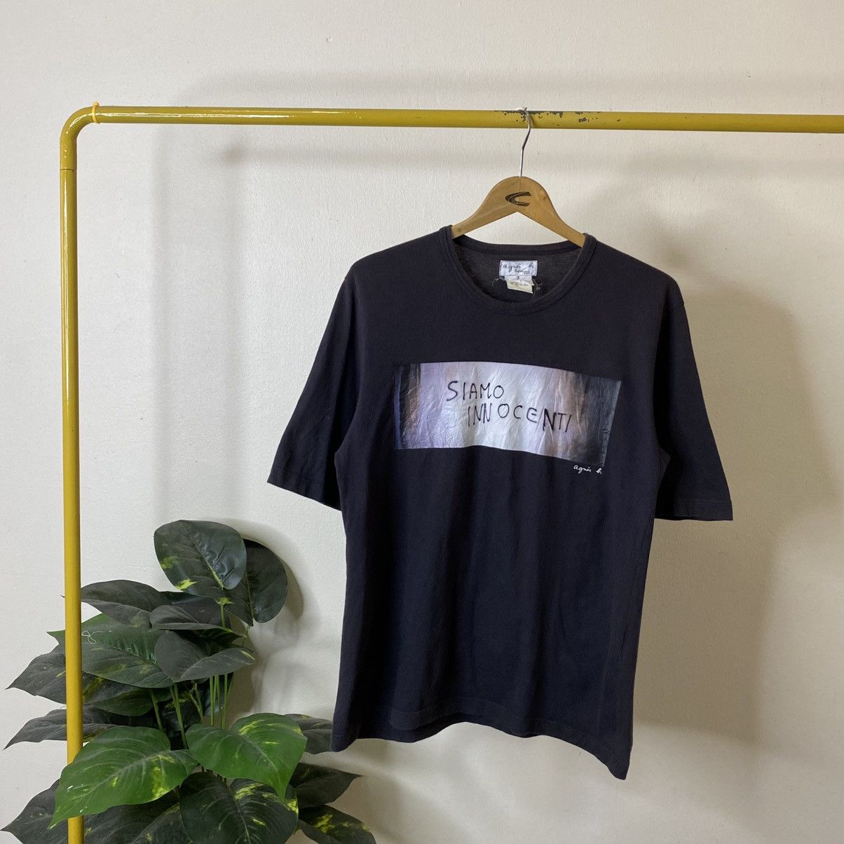 agnes b. Vintage 1990s Agnes B Siamo Innocenti T Shirt Size US M / EU 48-50 / 2 - 1 Thumbnail