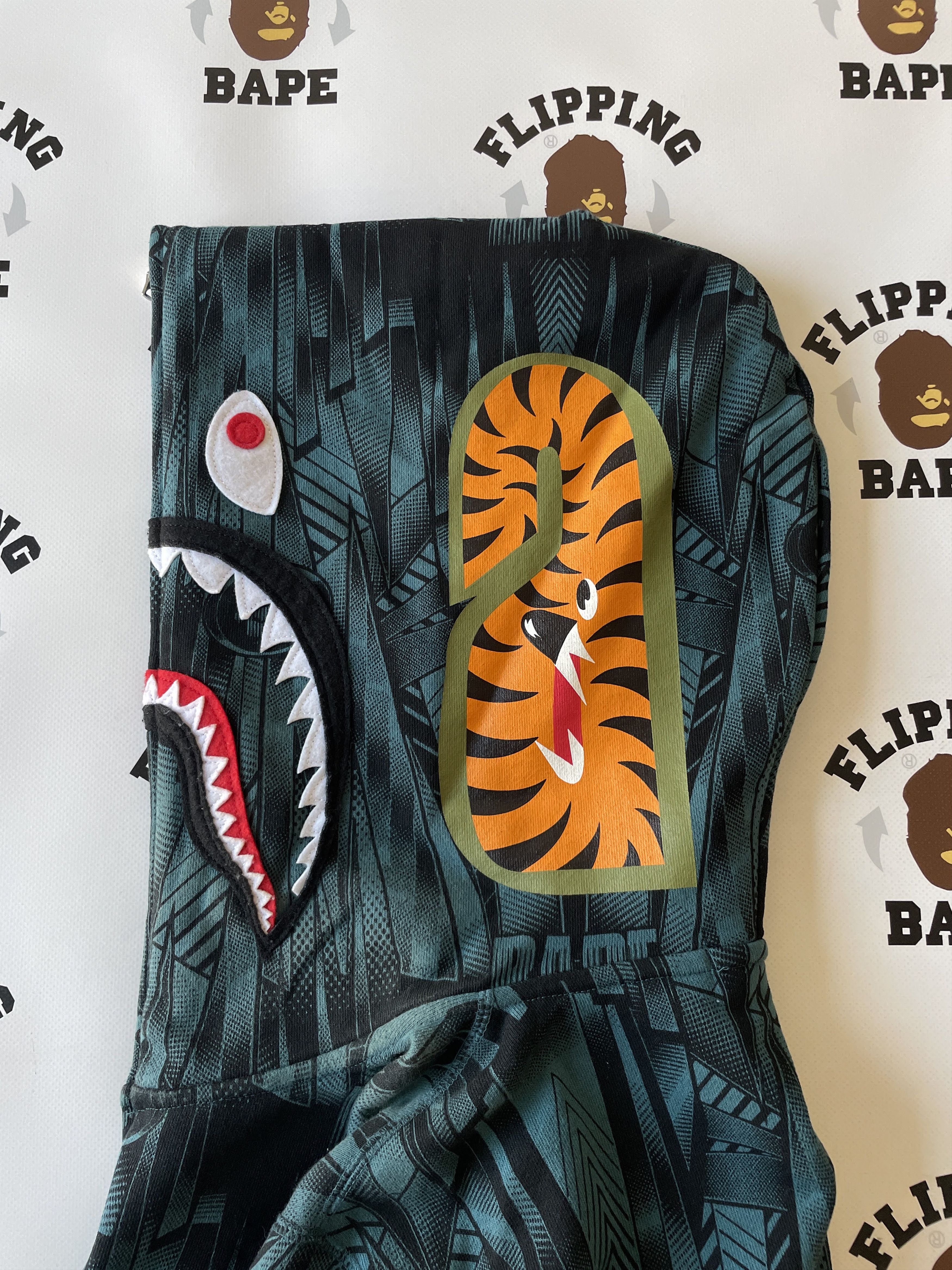 Bape BAPE SPEED RACER SHARK FULL ZIP HOODIE (2023) Size US XL / EU 56 / 4 - 4 Thumbnail