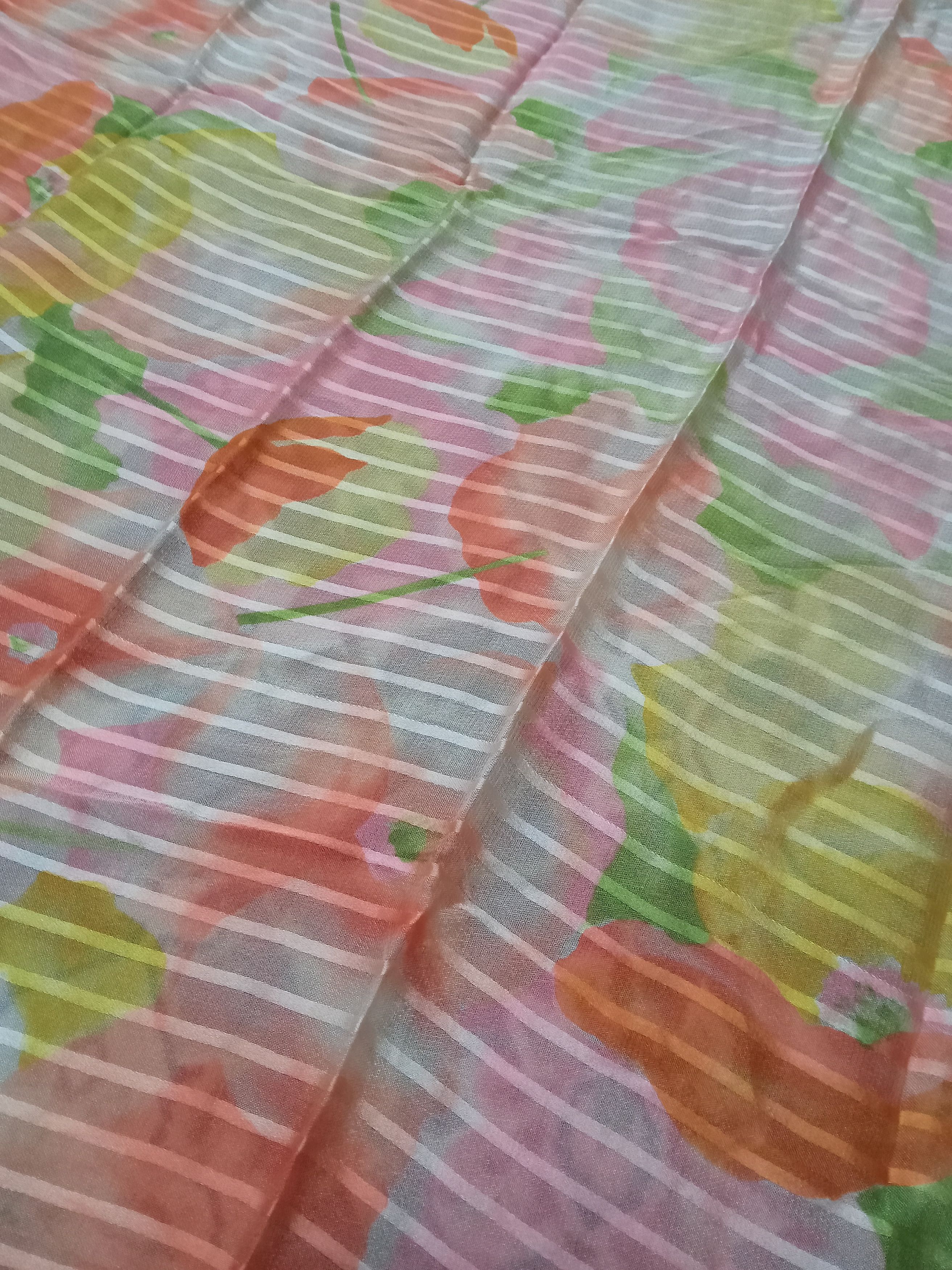 Balenciaga Balenciaga Floral Scarf Size ONE SIZE - 5 Thumbnail
