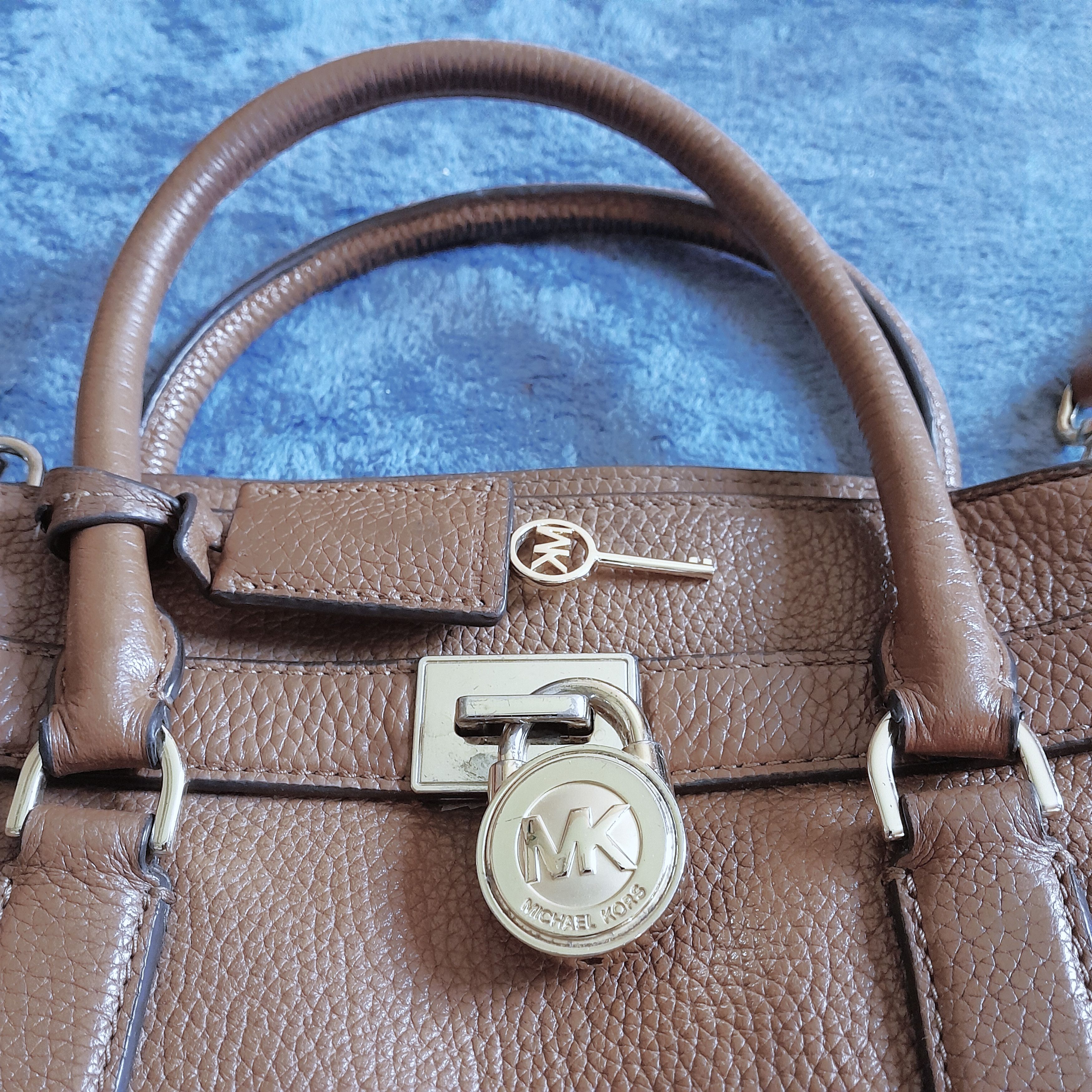 Michael Kors Michael Kors Women’s Brown Crossbody Leather Bag Size ONE SIZE - 5 Thumbnail