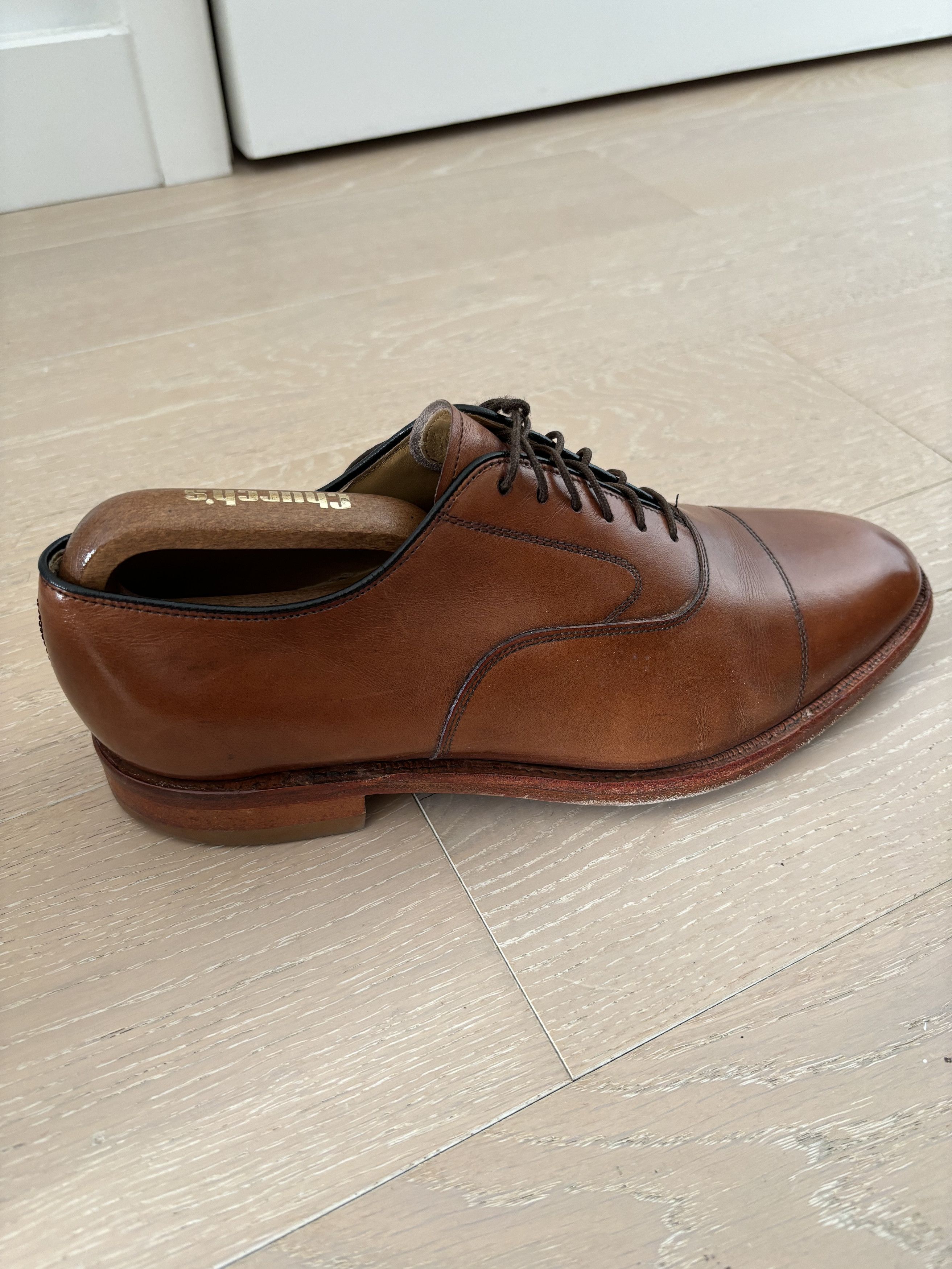 Johnston & Murphy Johnston & Murphy Limited Hyde Park II Tan Cap Toe Size US 8 / EU 41 - 11 Thumbnail