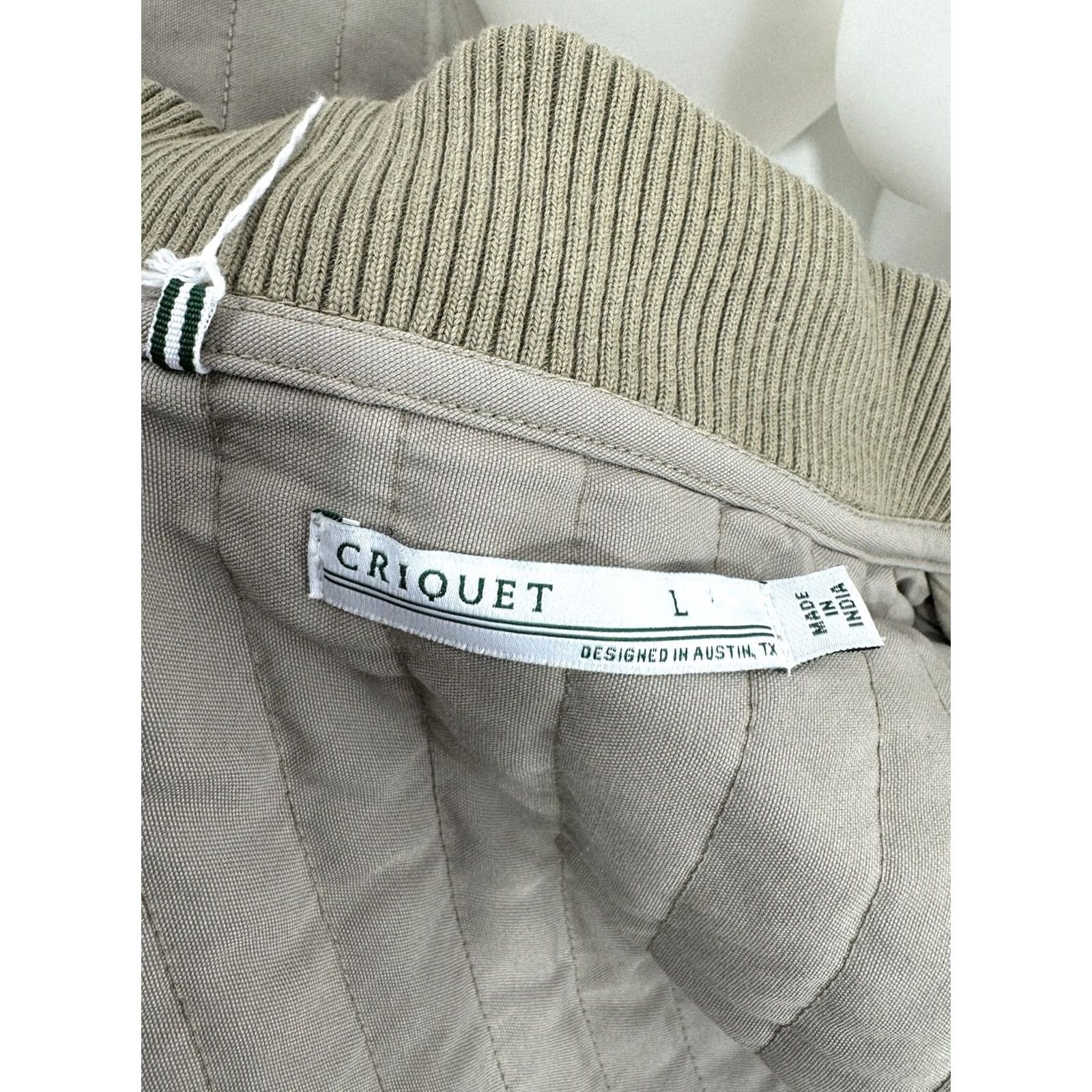 Carhartt Carhartt Style Bomber Jacket L Khaki / Greenish Beige Criquet Austin NEW w TAG Men's Size US L / EU 52-54 / 3 - 4 Thumbnail