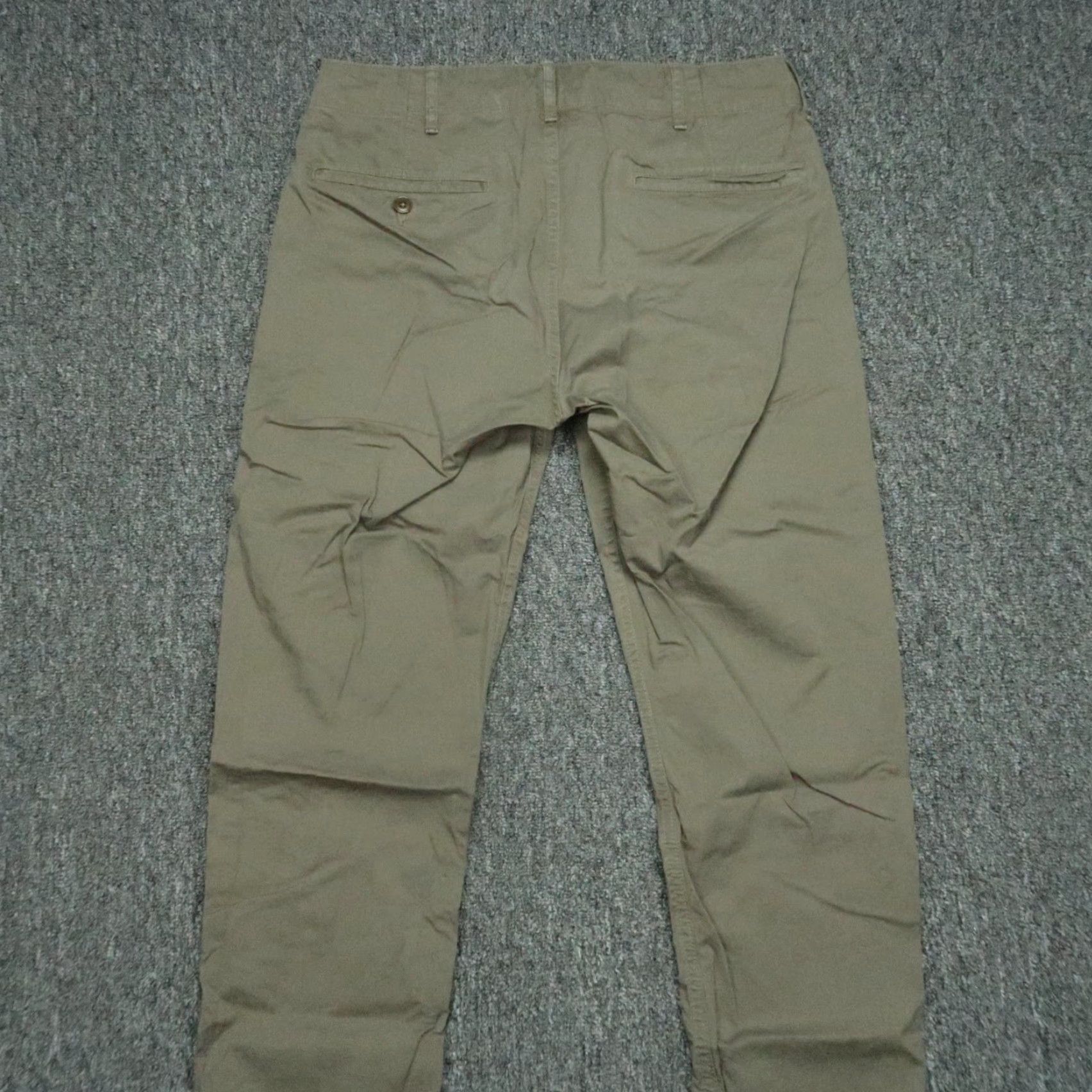 Buck Mason Buck Mason Pants Men 28x28 Green Officer Twill Chino Trouser Straight Size US 28 / EU 44 - 3 Thumbnail