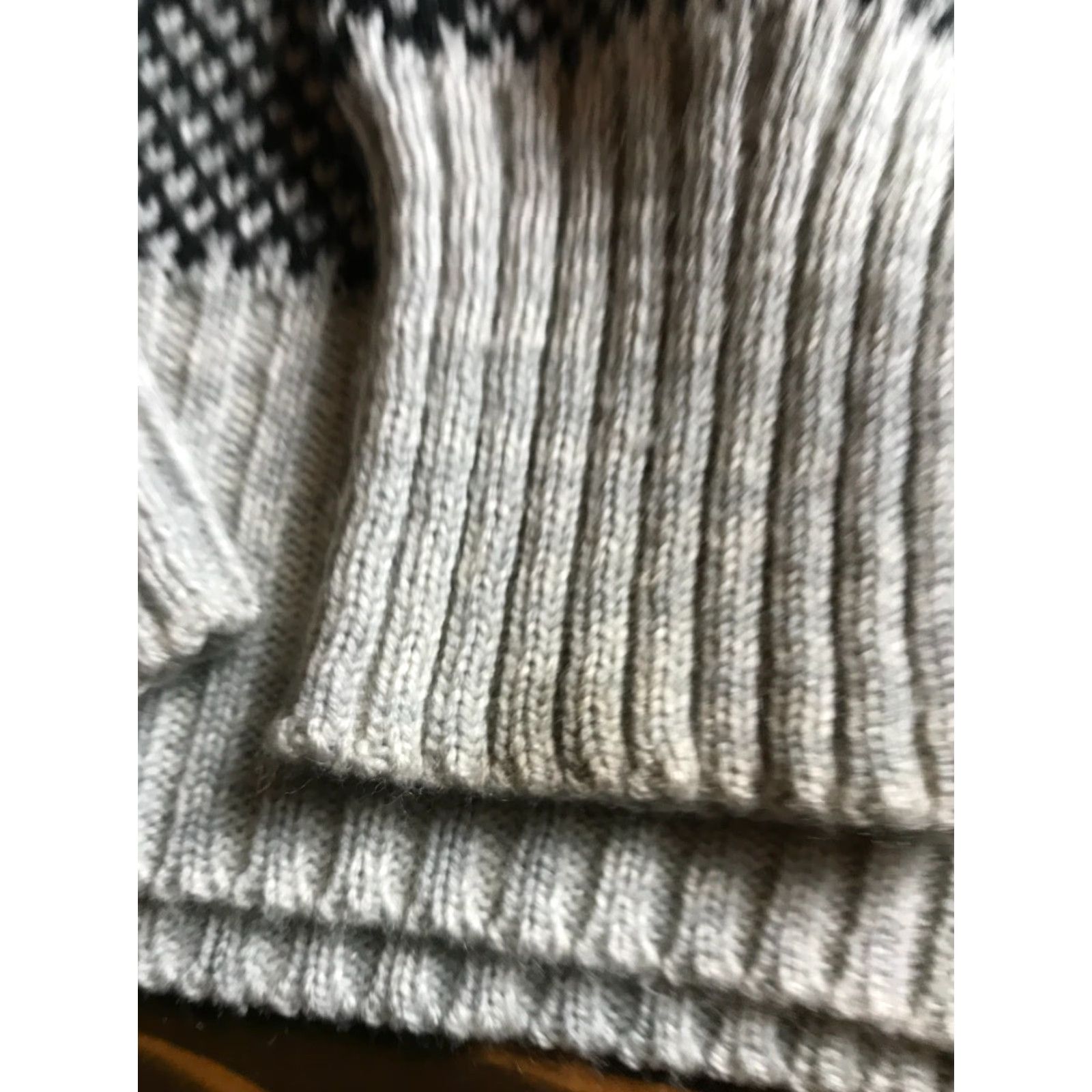 Vintage Chart Well Sweater Men's Size Large Gray Black Geometric Vintage Pullover Size US L / EU 52-54 / 3 - 3 Thumbnail