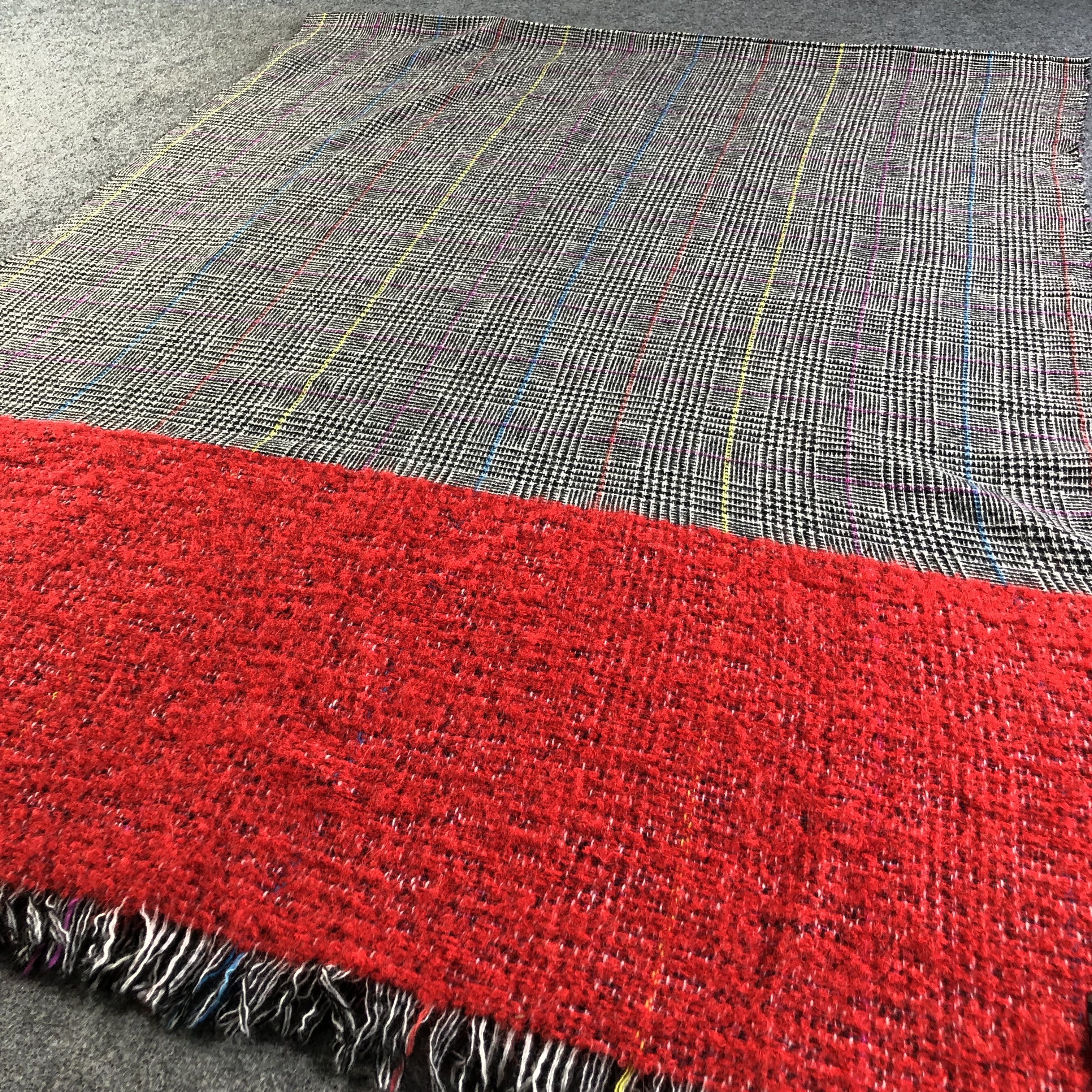 Paul Smith Paul Smith Comppsite Oversized Wool Scarf Muffler V2595 Size ONE SIZE - 3 Thumbnail