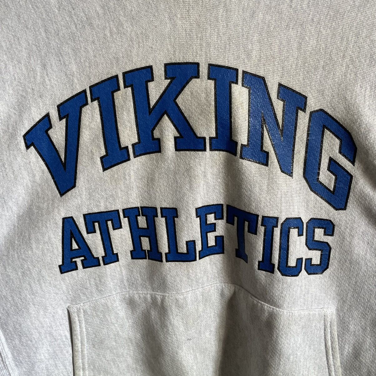 Champion × Vintage Vintage Y2K Champion Reverse Weave Viking Athletics Hoodie Size US S / EU 44-46 / 1 - 3 Thumbnail