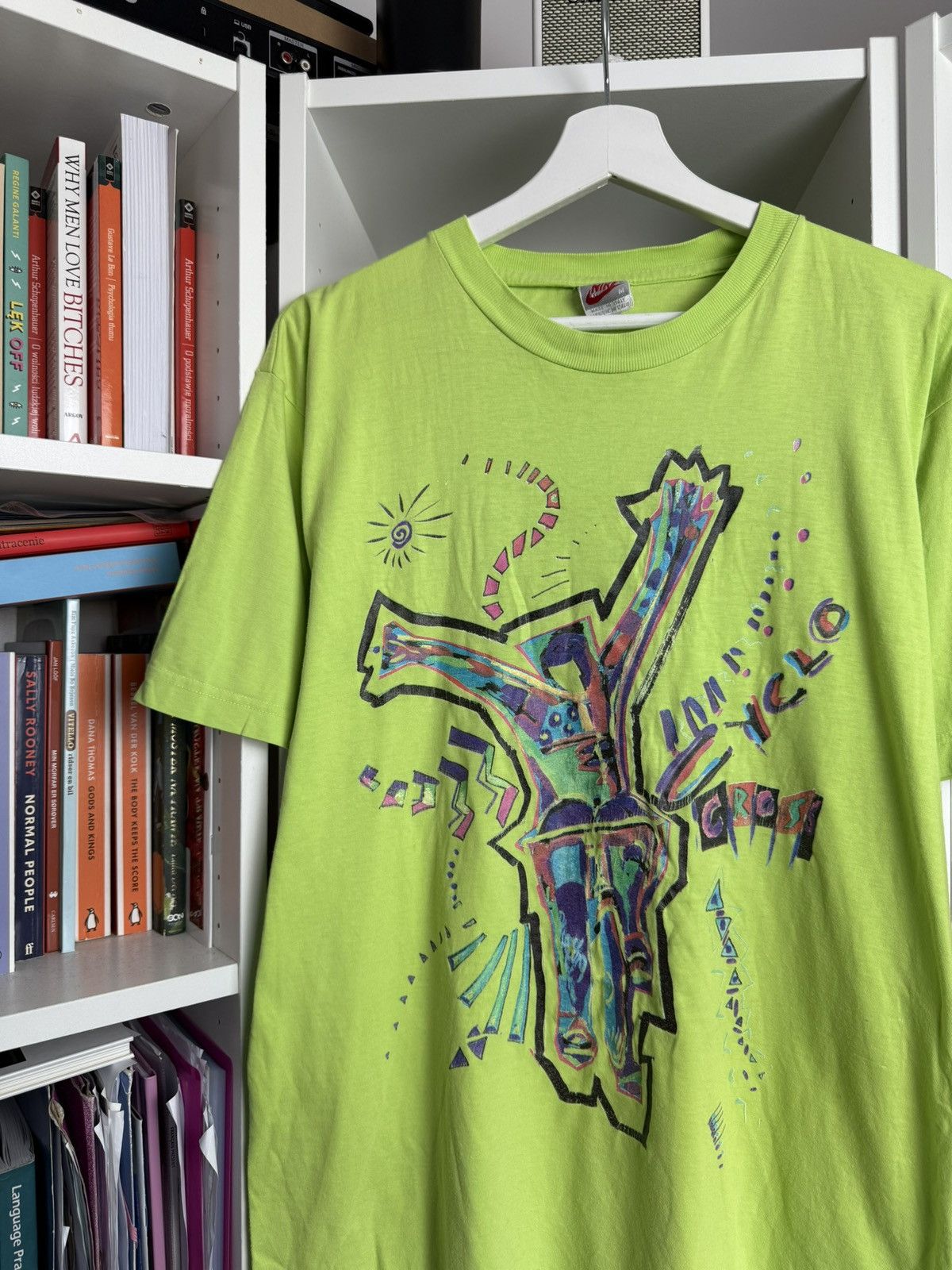 Nike × Vintage VIntage 80s Nike cyclocross printed t-shirt M retro sports Size US M / EU 48-50 / 2 - 4 Thumbnail